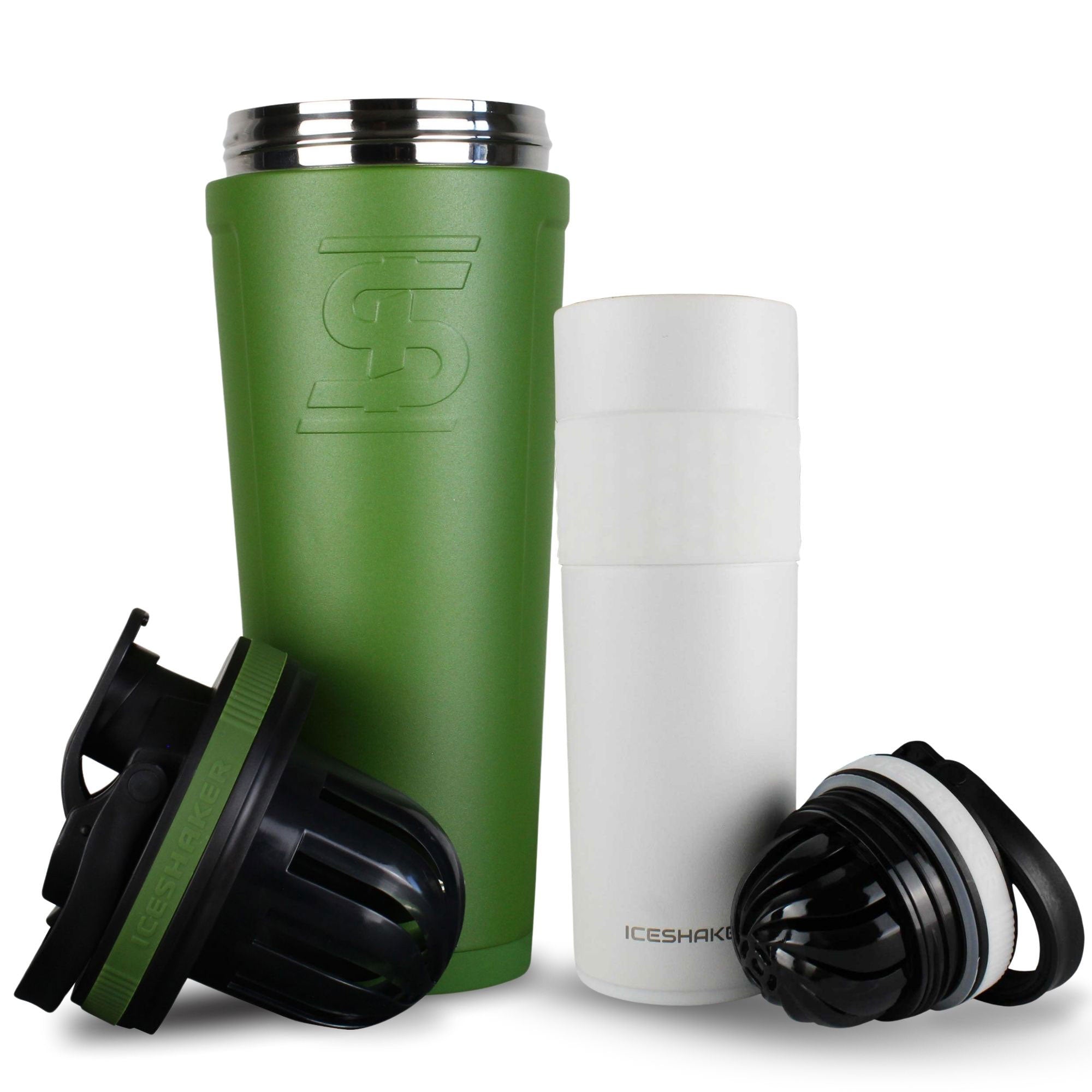 Premium His & Her Protein Shaker Bottle Set - 20oz Leak-Proof Mixing Cups for Gym, Workouts & Post-Training Recovery - BPA-Free Fitness Accessories for Couples
