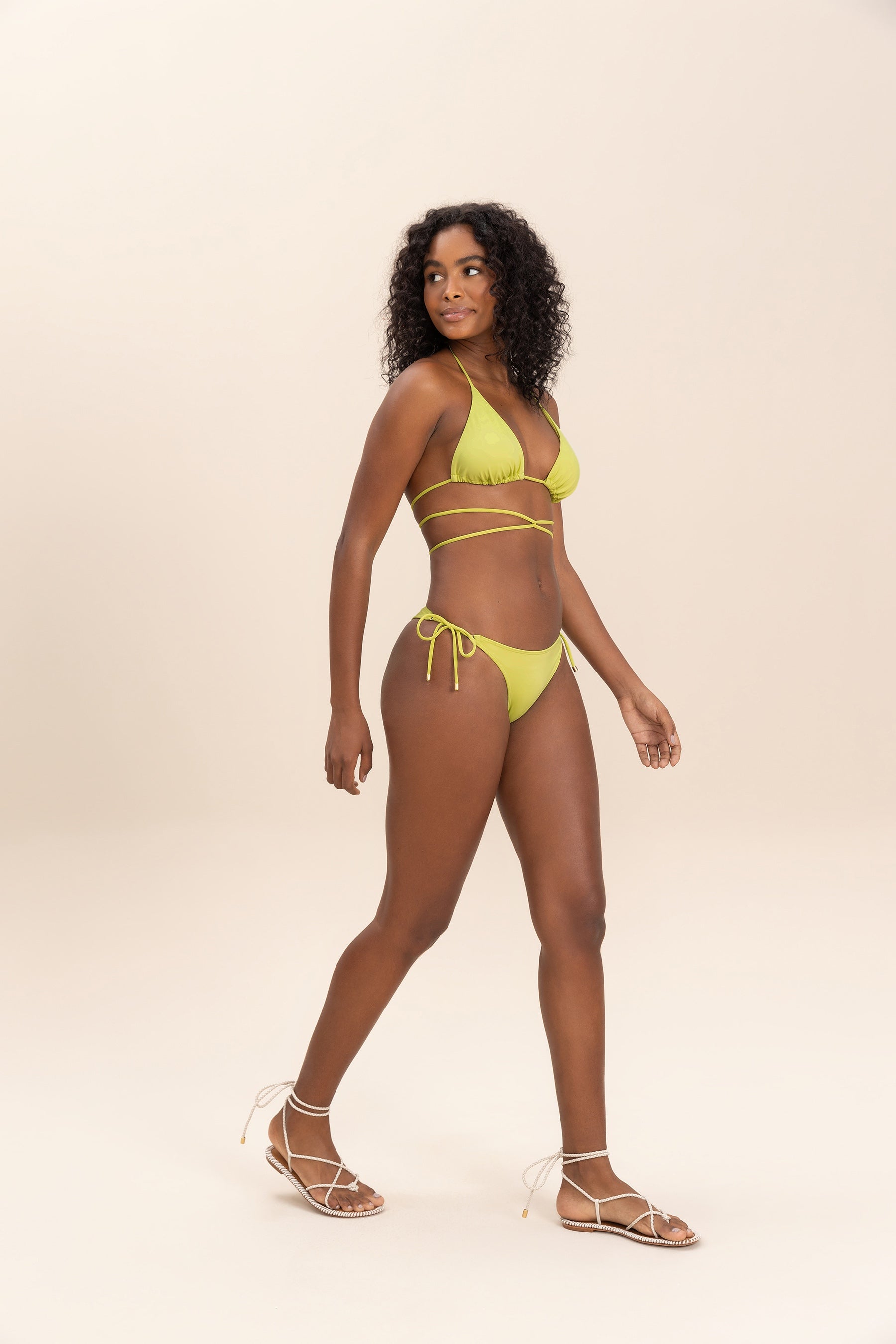 Luminflex Tie Side Bikini Thong - Sexy High Waisted Swimwear for Women, Adjustable Ties, Comfortable & Stylish Beachwear - Perfect for Pool Parties, Vacations & Summer Getaways