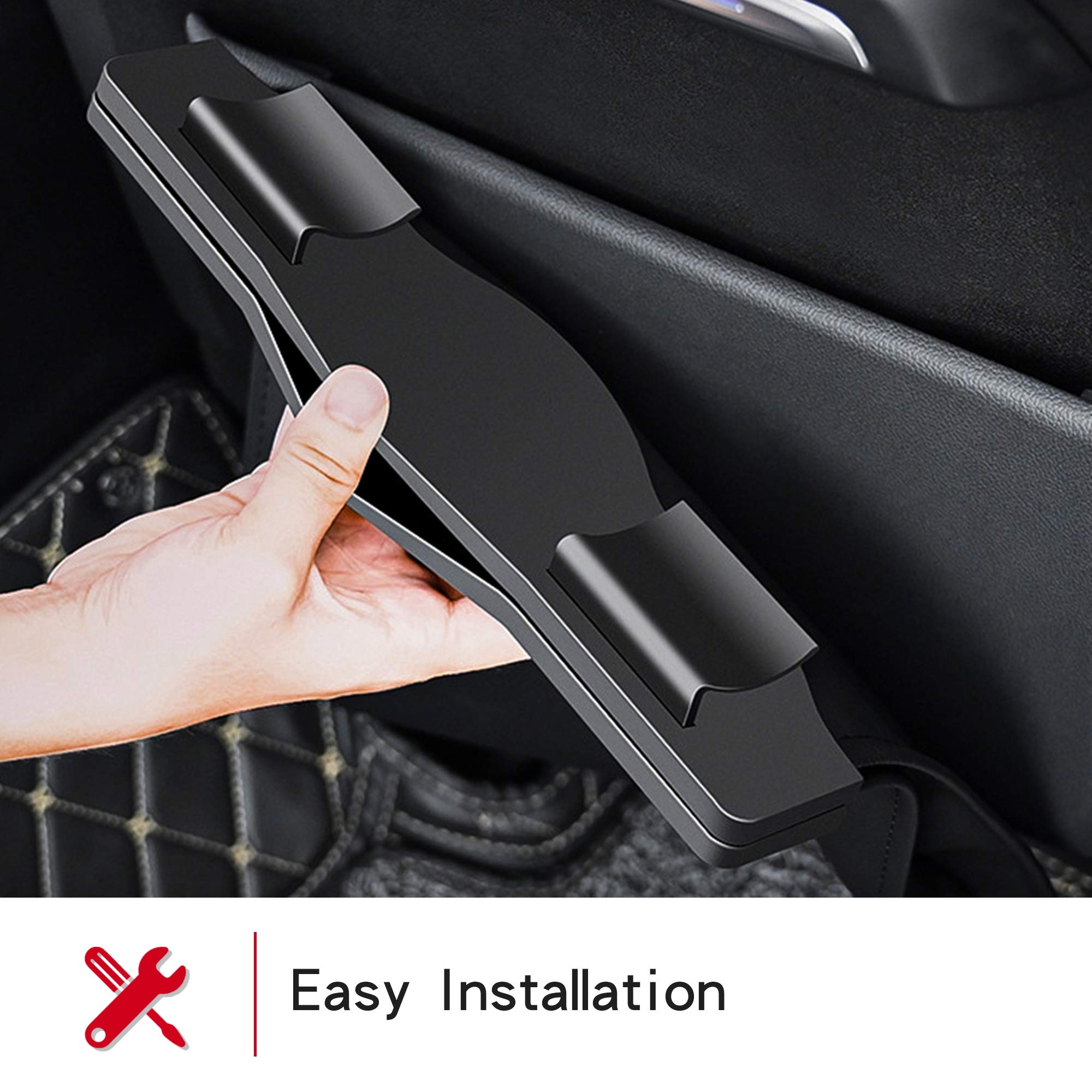 Tesla Model 3 Back Seat Trash Can with Magnetic Hanging Buckle - Waterproof Car Garbage Bag Accessories for 2016-2023 Models (2 Pack) - Perfect for Road Trips, Commuting & Keeping Your Tesla Clean