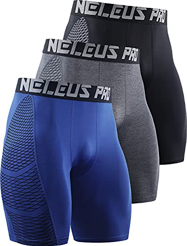 6086# Black/Grey/Blue,3 Pack