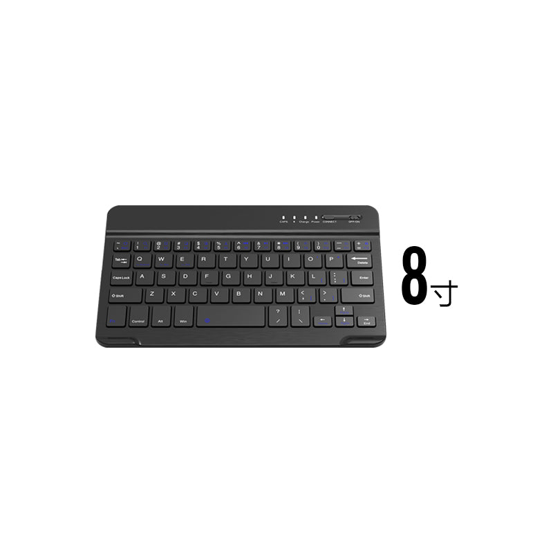 Slim Wireless Bluetooth Keyboard - Universal Compatible with Windows, Mac, Android, iOS, iPad & Tablet - Perfect for Home Office, Travel & Remote Work