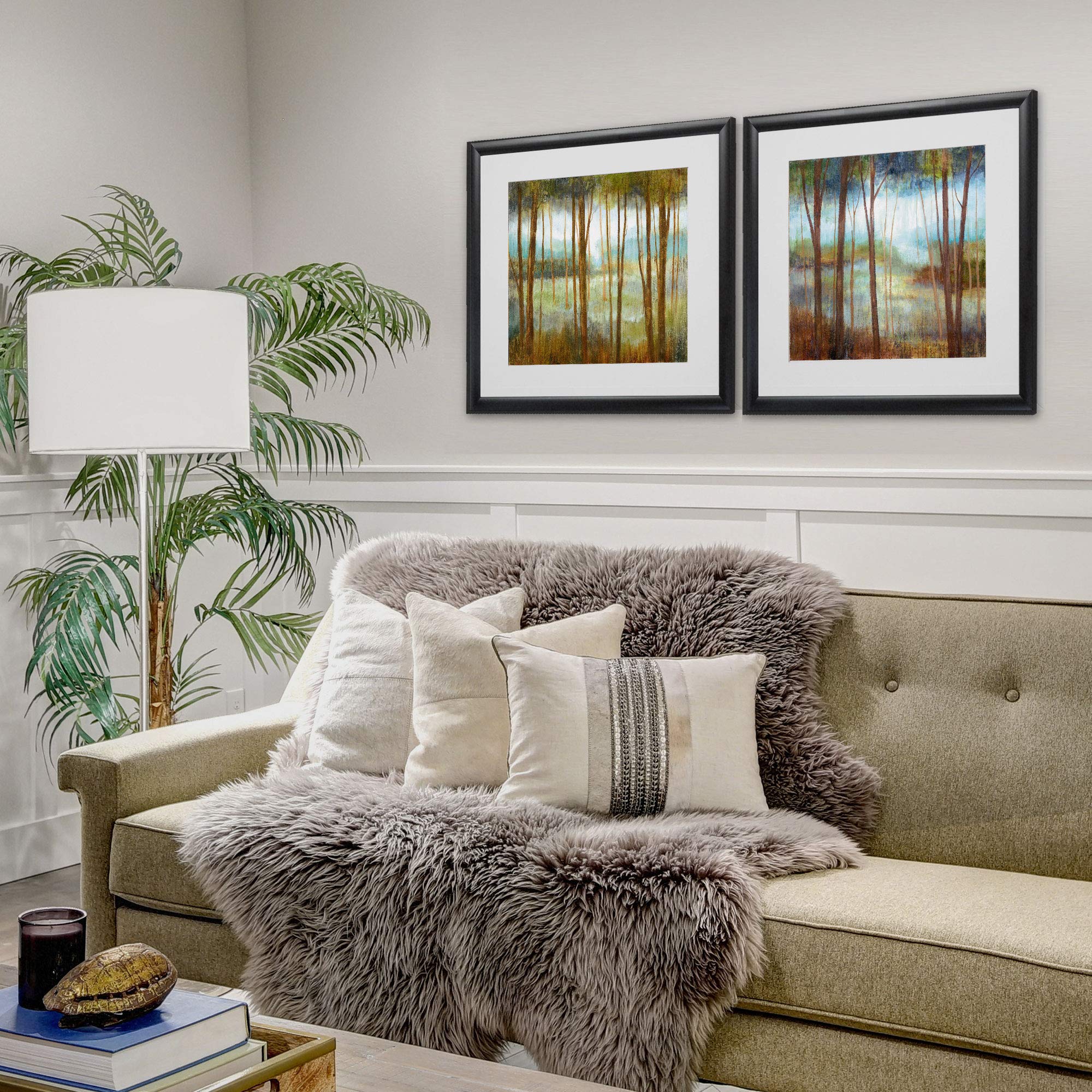 Wexford Home Into The Woods 2-Piece Living Room Furniture Set - Modern Sofa & Loveseat for Cozy Home Decor | Perfect for Small Spaces, Apartments & Family Rooms