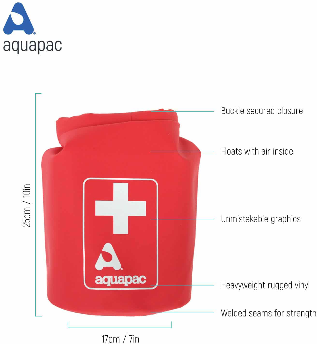Waterproof First Aid Kit Bag 3L IPX6 Rated – Ideal for Hiking, Camping, and Emergency Preparedness