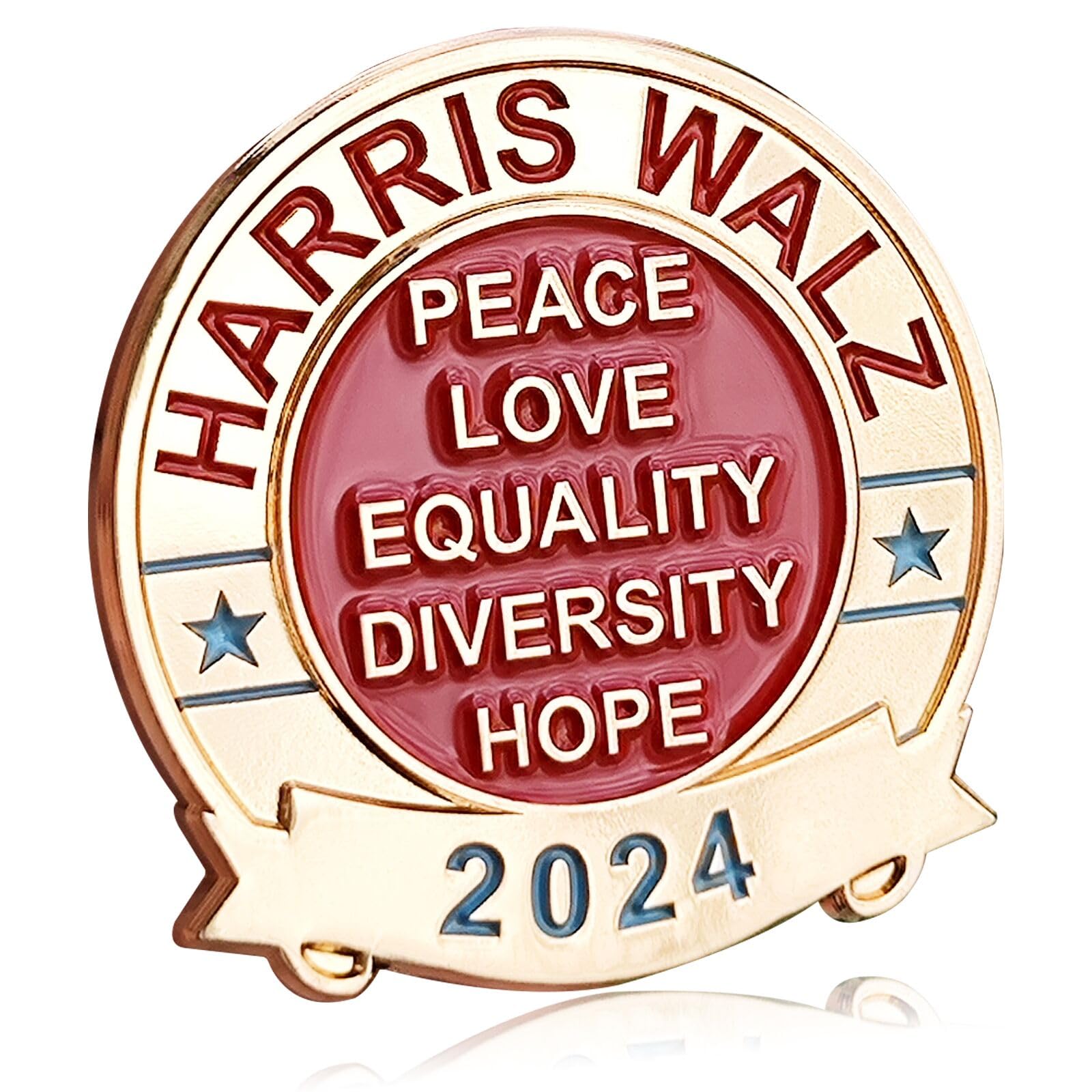 RBG Pin - Women Girl Power Feminist Badge - Notorious I Dissent Lapel Pin - Tribute to Ruth Bader Ginsburg & Kamala Harris - Justice Themed Brooch for Clothing, Bags, Backpacks & Hats - Perfect for Political Rallies, Women's Rights Events & Supreme Court Supporters