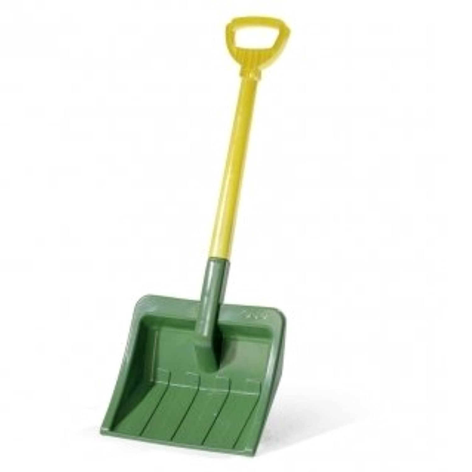 ROLY TOYS Kids Snow Shovel for Winter Play - Durable Green Plastic Snow Shovel for Children, Outdoor Snow Removal Tool (Model 379491) - Perfect for Backyard Snow Forts, Driveway Clearing & Winter Fun Activities