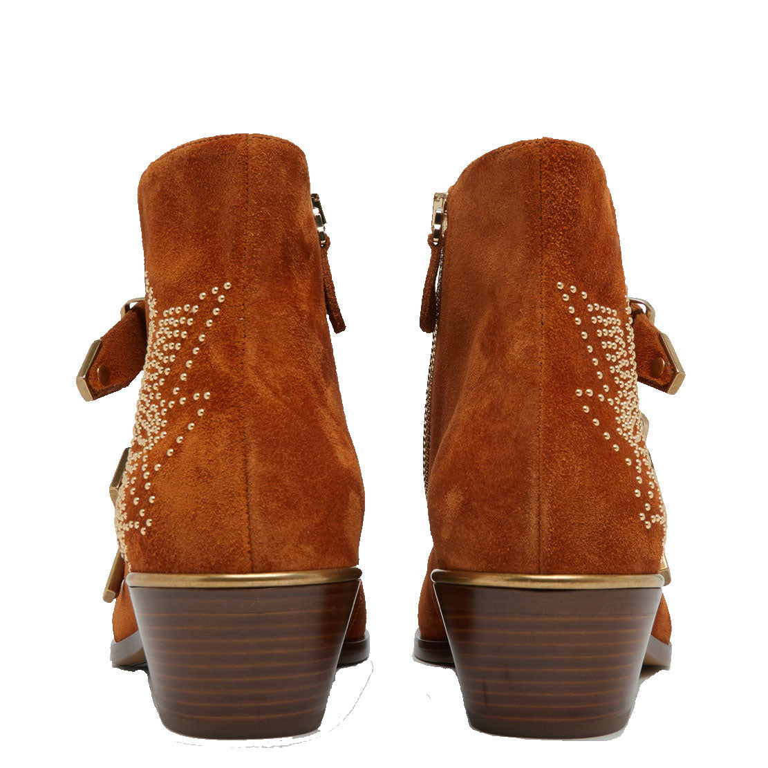 Susanna Women's Low Boots - Comfortable Ankle Booties in Ochre Brown | Casual & Dressy Fall & Winter Shoes for Women | Perfect for Work, Date Night & Everyday Wear