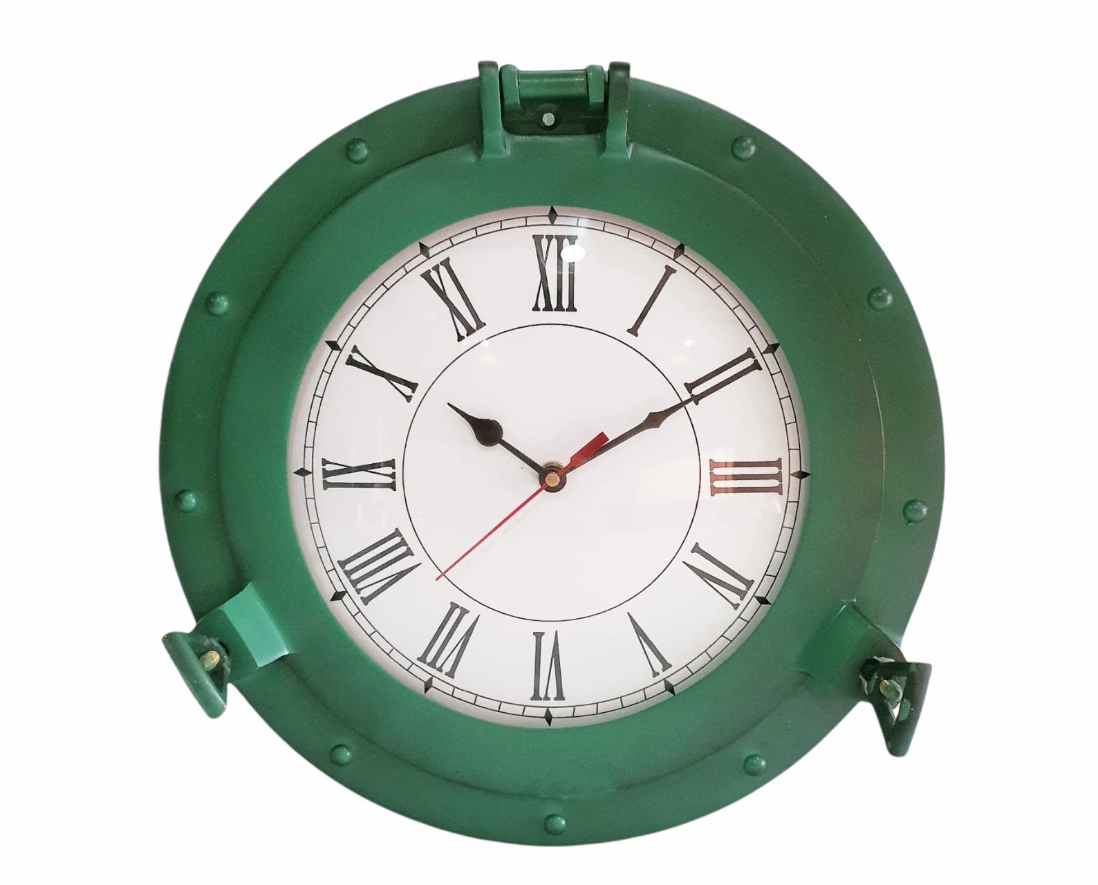 Vintage Nautical Porthole Wall Clock - 12