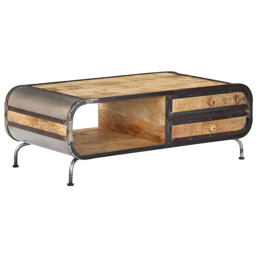 Solid Mango Wood Coffee Table 39.4