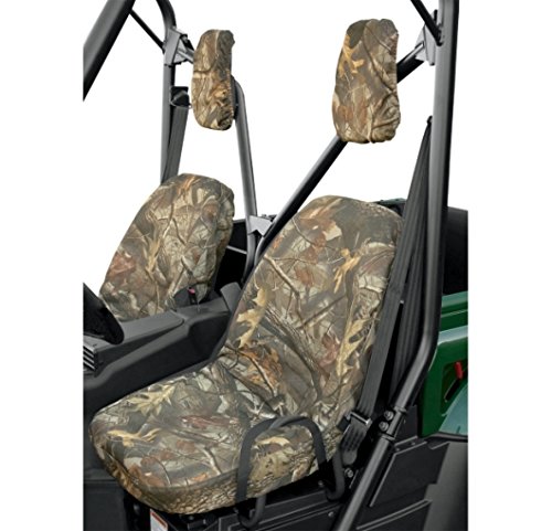 Classic Accessories QuadGear UTV Seat Cover (Bucket) - Hardwoods HD Camo 78353 - Durable UTV Seat Protector for Off-Road Adventures & Hunting Trips