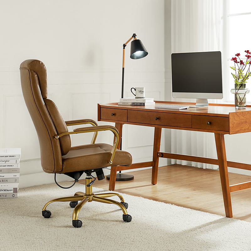 Ludwig Ergonomic Office Chair with Adjustable Lumbar Support - Comfortable Mesh Back Computer Desk Chair for Home & Office Workspaces