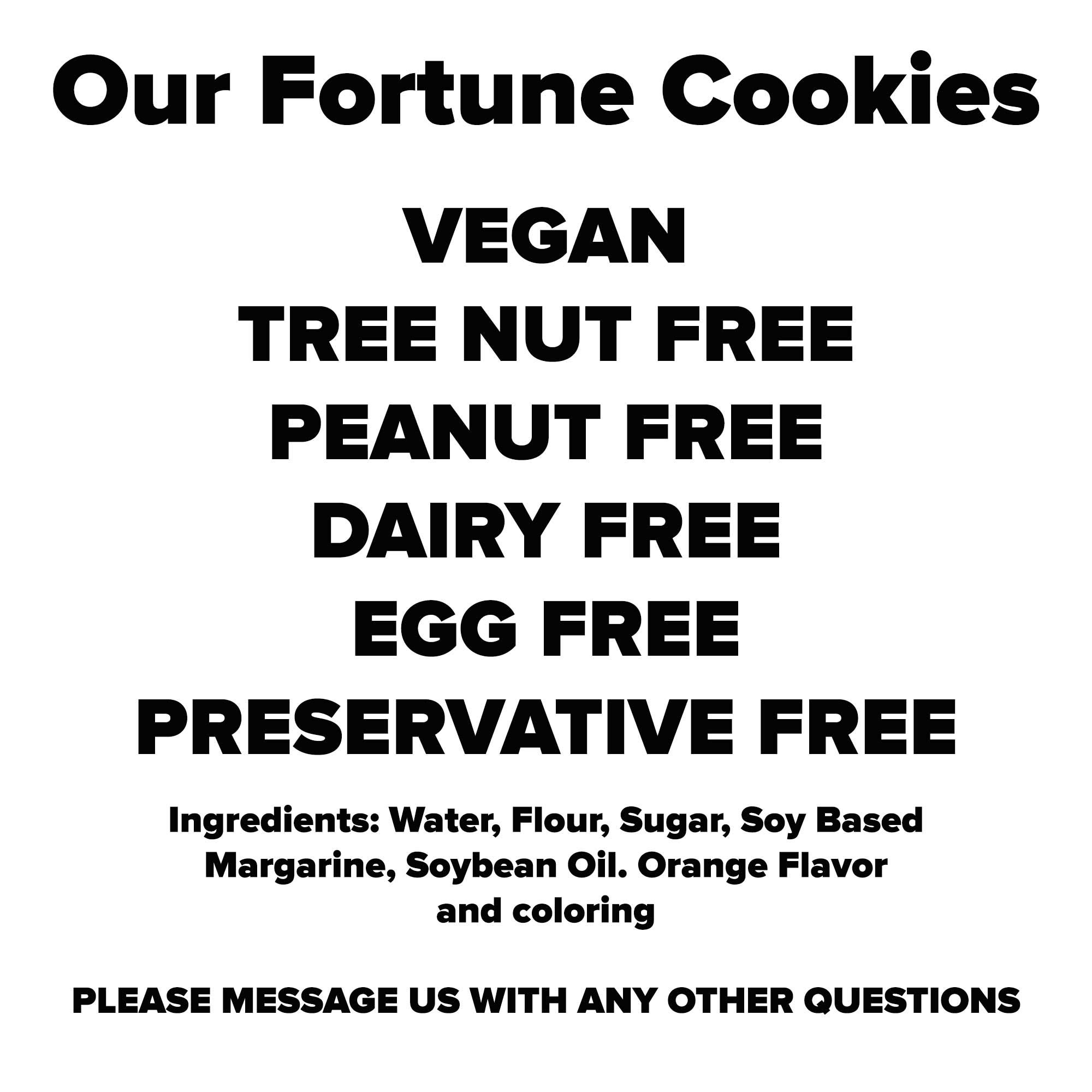 1000 Custom Fortune Cookies with Personalized Messages | Individually Wrapped | Freshly Made to Order | Nut-Free & Vegan | Perfect for Weddings, Parties & Corporate Events