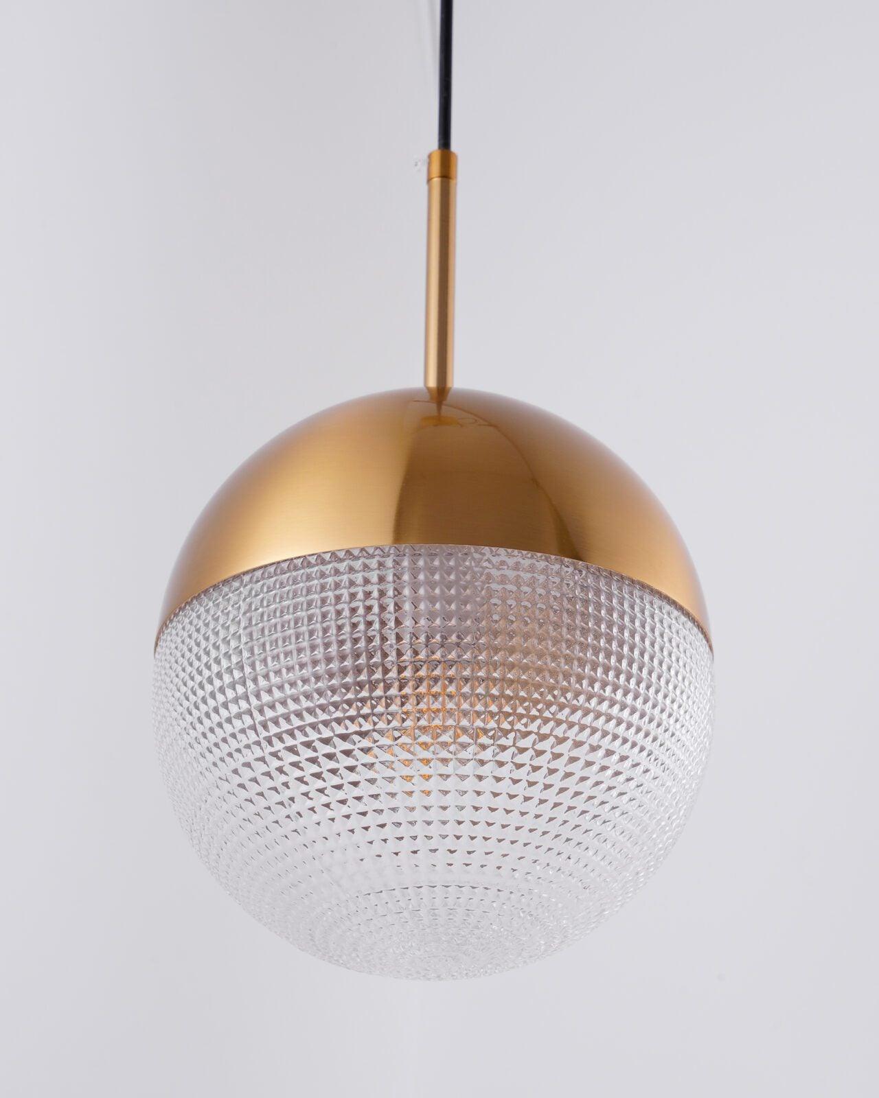 Stylish Lens Flair Pendant Lamp - Modern Glass Hanging Light Fixture for Dining Room, Kitchen Island & Bedroom Decor