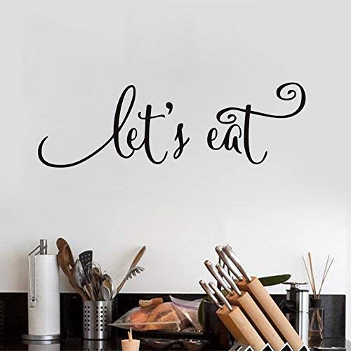 TOARTi Kitchen Quotes Wall Decal - Dining Room Decor for Home & Office