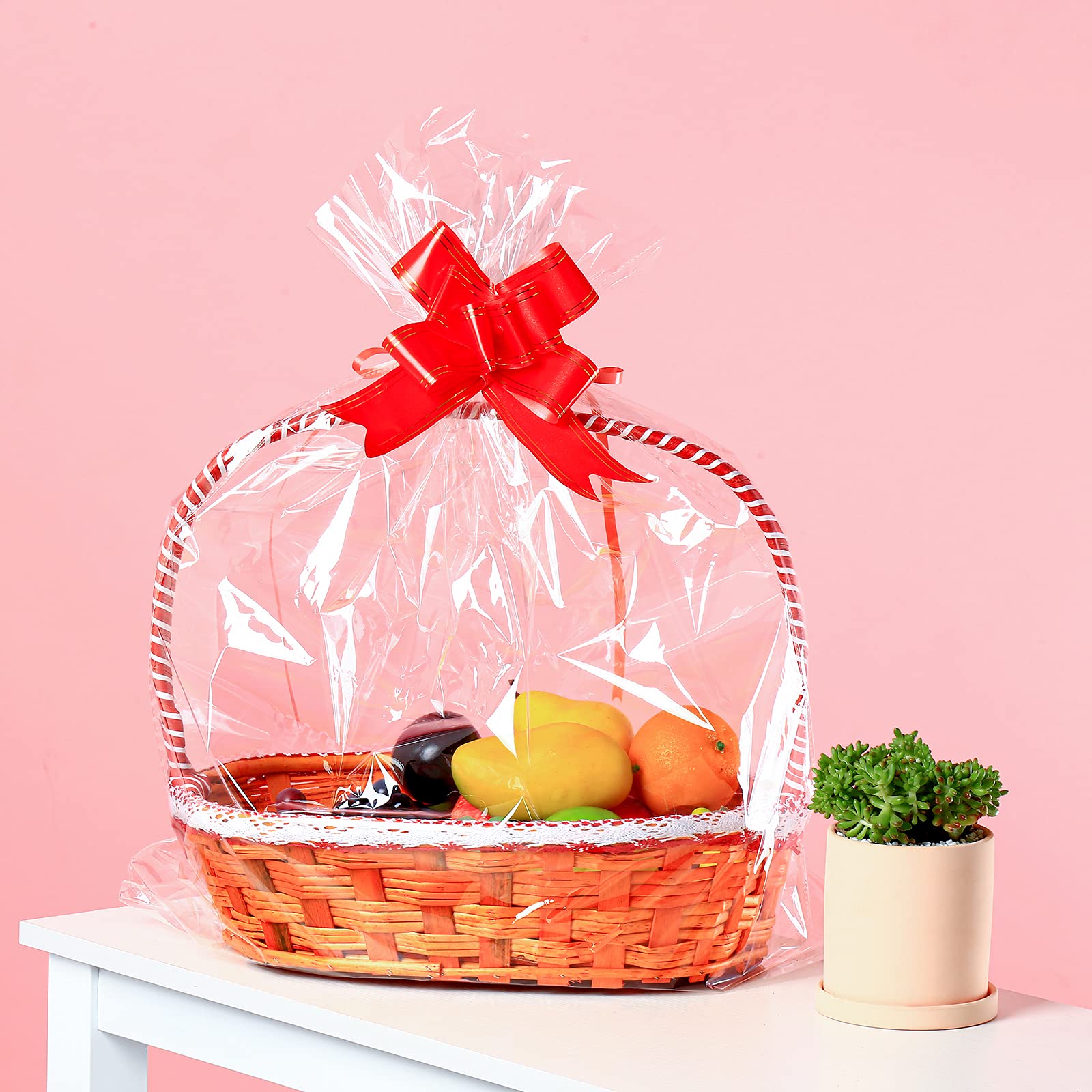 100-Pack Clear Cellophane Gift Bags 24x30