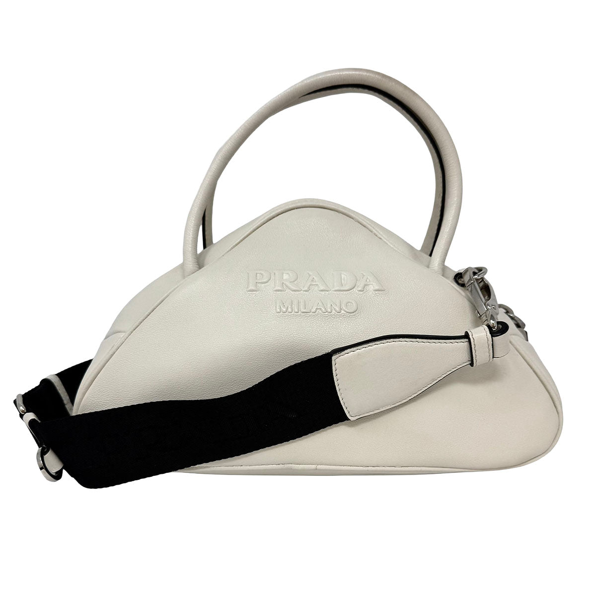 Prada Grace Lux Top Handle Bag for Women - Elegant Leather Shoulder Purse with Gold-Tone Hardware | Perfect for Work, Evening Events & Daily Use