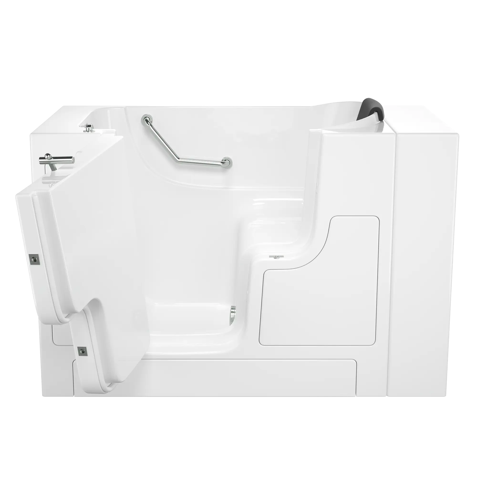 Premium 30 x 52 Inch Gelcoat Walk-In Bathtub with Soaker System - Left Hand Drain - Ideal for Seniors & Mobility Support - Spa-Like Relaxation at Home