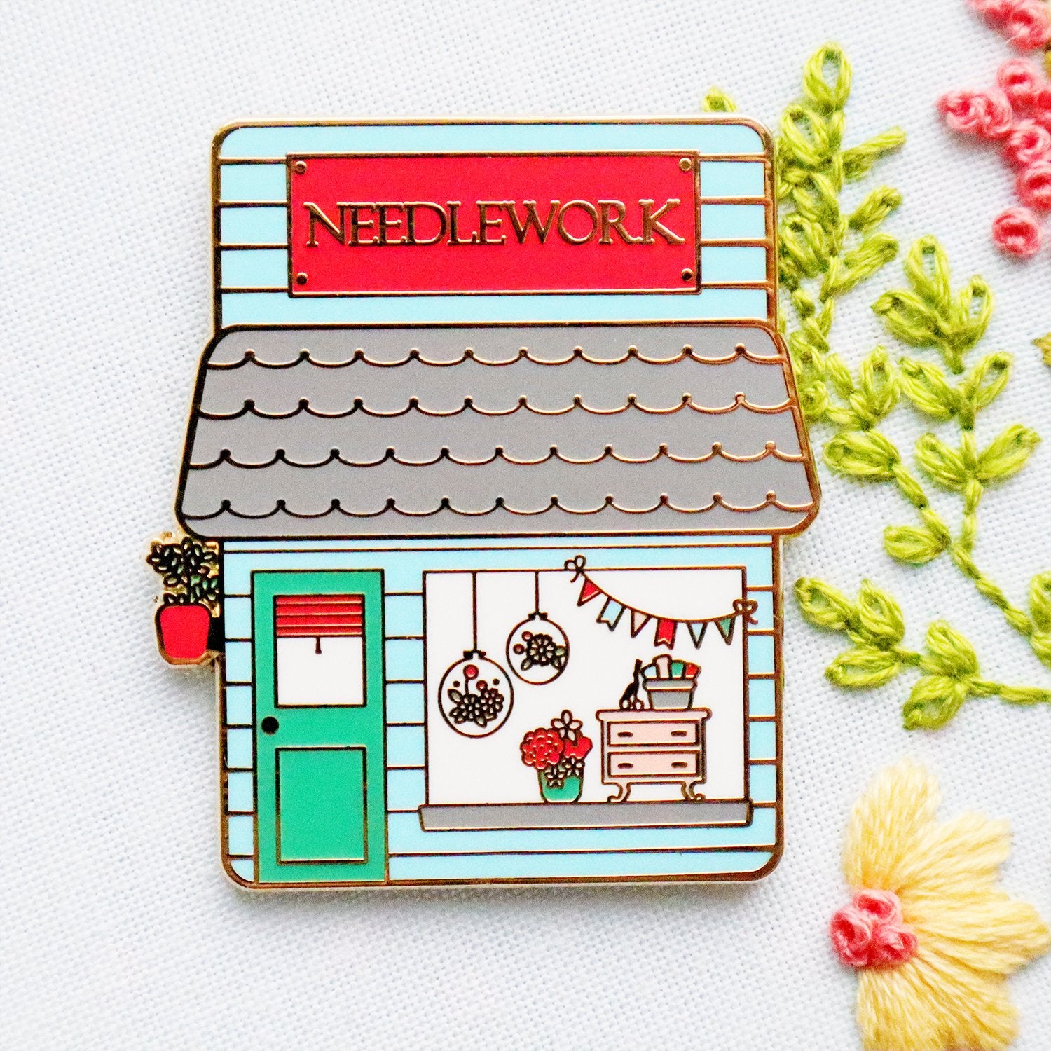 Flamingo Toes Needle Minder for Sewing & Embroidery - Magnetic Needle Holder for Quilting, Cross Stitch & Crafting - Perfect for Needlework Projects & DIY Sewing Accessories