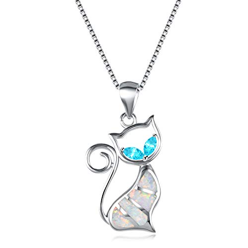 White Gold & Blue White Opal