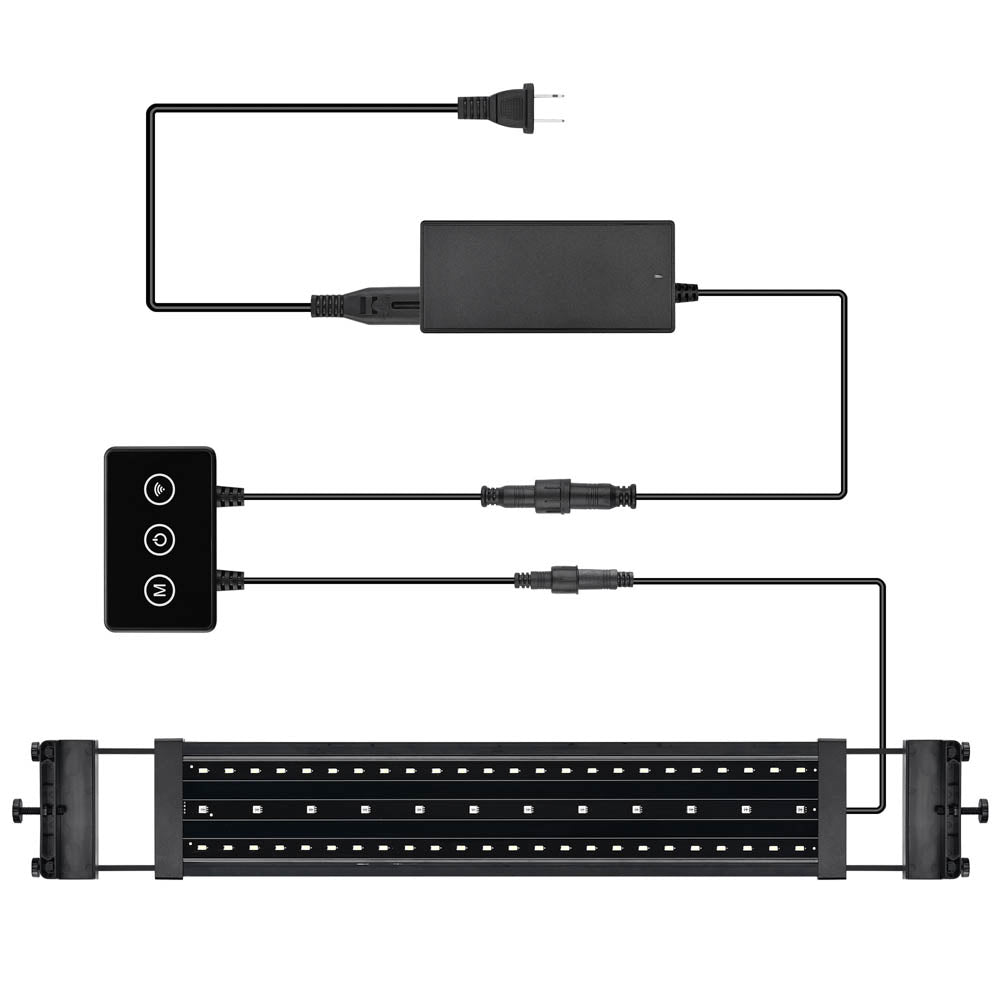 TheLAShop 24 Inch Aquarium LED Light with RGB & APP Control - Full Spectrum for Saltwater & Freshwater Fish Tanks - Perfect for Coral Growth & Planted Aquariums
