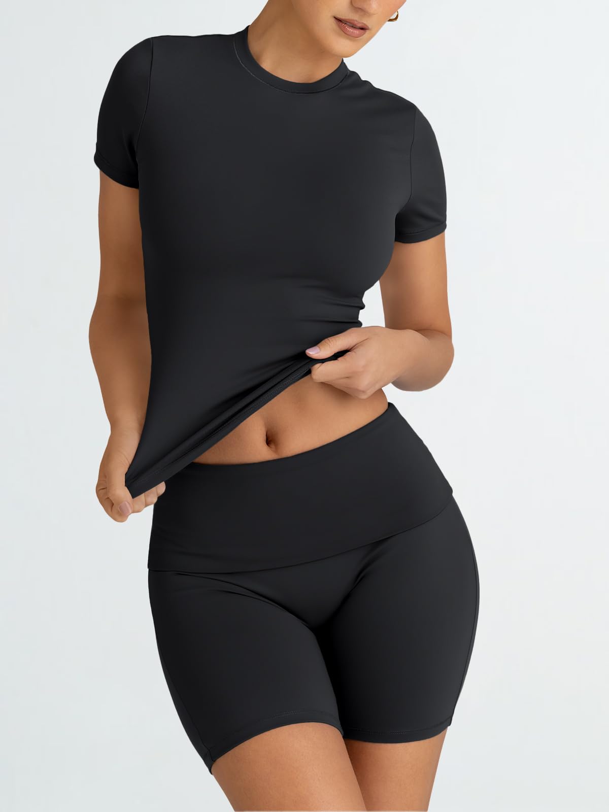 Trendy Queen Women's 2-Piece Workout Sets - Matching Shorts & Lounge Sets for Summer, Gym, Yoga & Casual Wear | Breathable Activewear for Running, Travel & Everyday Comfort