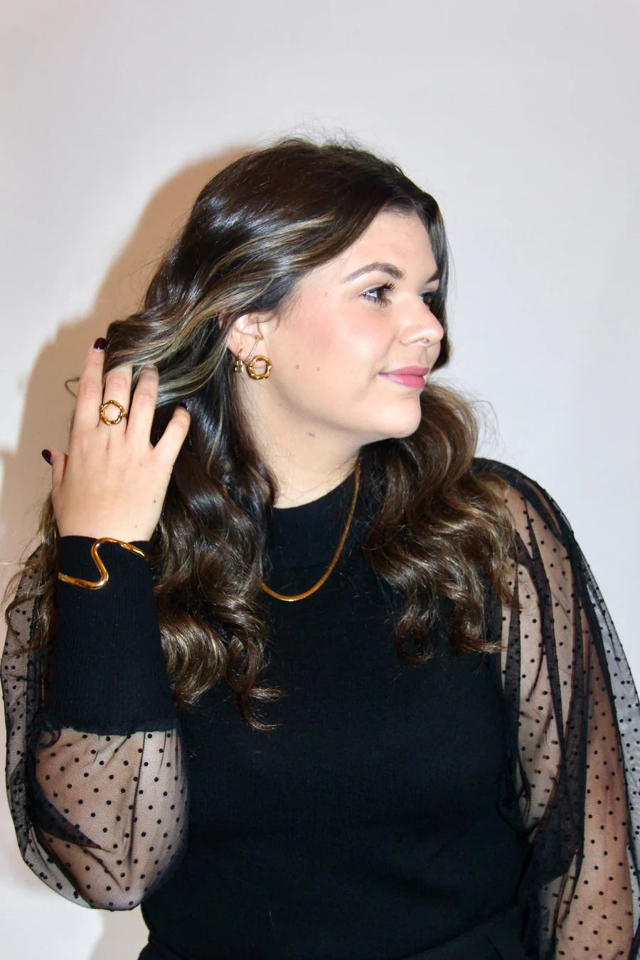 Stylish Gold Bold Earrings for Women - Elegant Statement Jewelry for Parties, Weddings & Everyday Wear