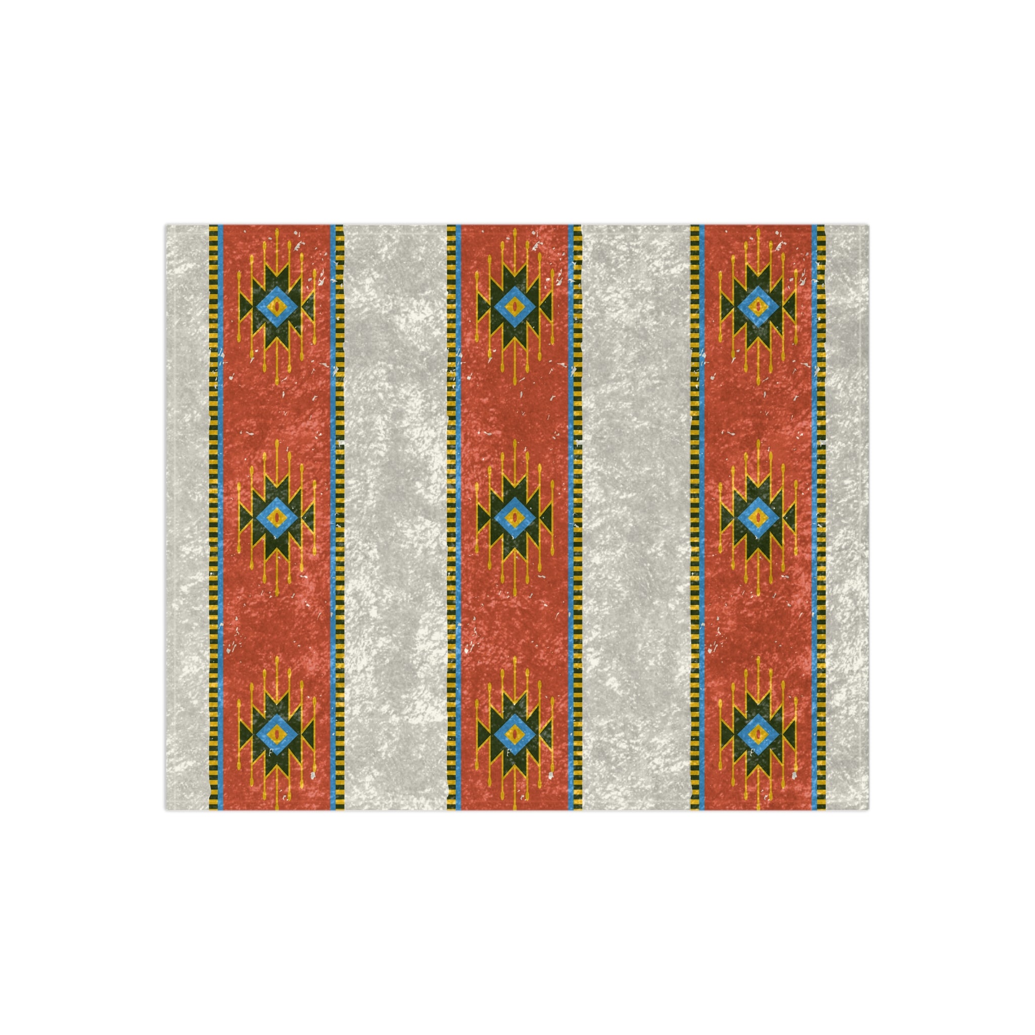 Southwestern Throw Blanket 4x5 ft - Soft Velvet Polyester Blanket for Living Room, Bedroom & Couch - Cozy Home Decor for Winter, Gifts & Family Movie Nights
