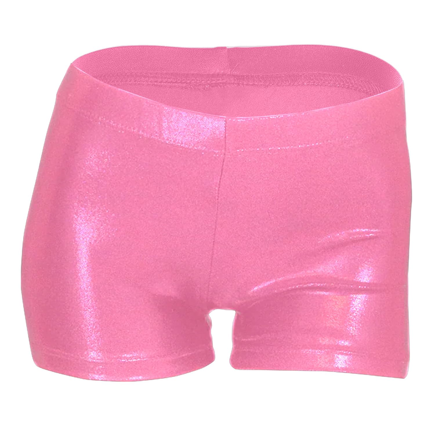 LUOUSE Girls Gymnastics Shorts - Sparkle Tumbling Dance Athletic Shorts for Kids | Perfect for Dance Class, Gymnastics Practice & Performance