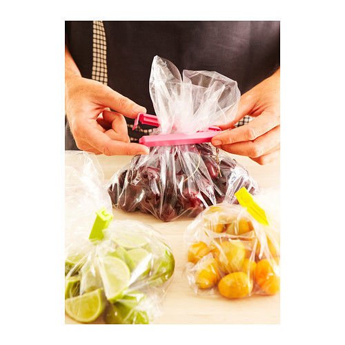 ANVAK 12-Pack 4.4 Inch Food Storage Bag Clips - Colorful Reusable Kitchen Bag Sealer Clamps for Chips, Snacks, Cereal - Perfect for Pantry Organization & Food Freshness Preservation