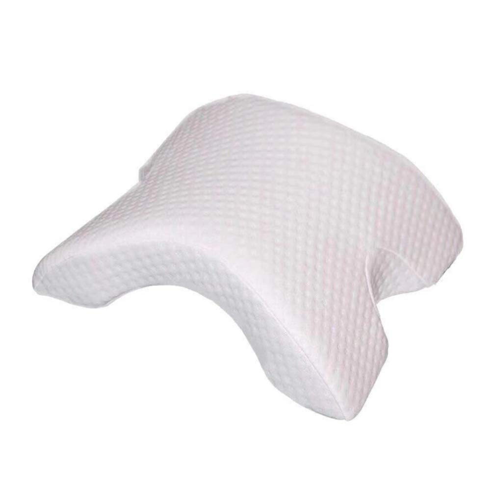 **EXCEART Memory Foam Travel Pillow for Neck & Shoulder Support - Comfortable Airplane Pillow for Couples, Arch Design for Better Sleep - Perfect for Long Flights, Road Trips & Office Naps**
