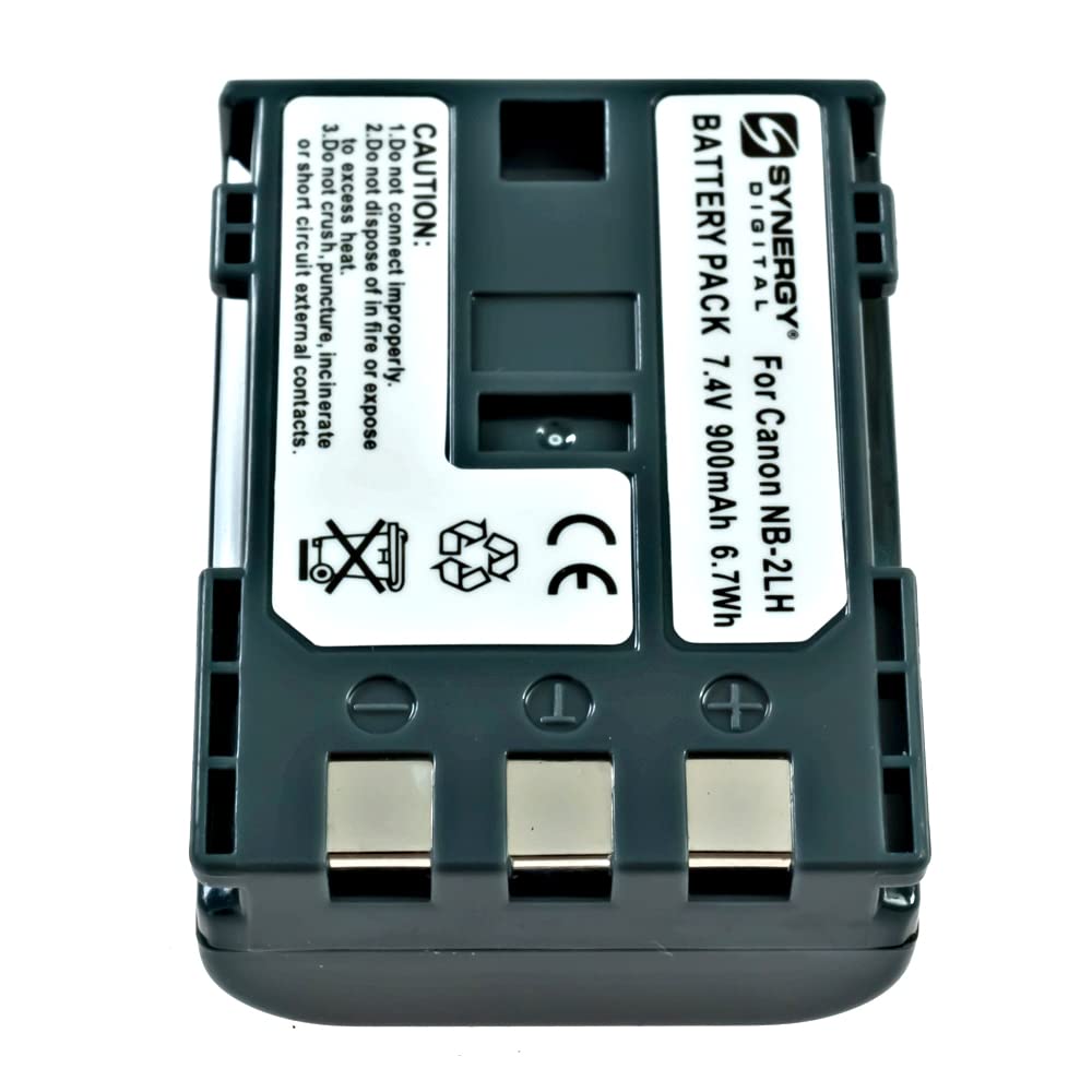 Synergy Digital Camcorder Batteries - 5-Pack Li-ion 7.4V 900mAh Replacement for Digipower BP-CN1L BP-CN2L - Perfect for Travel Vlogging, Wedding Filming & Outdoor Shooting