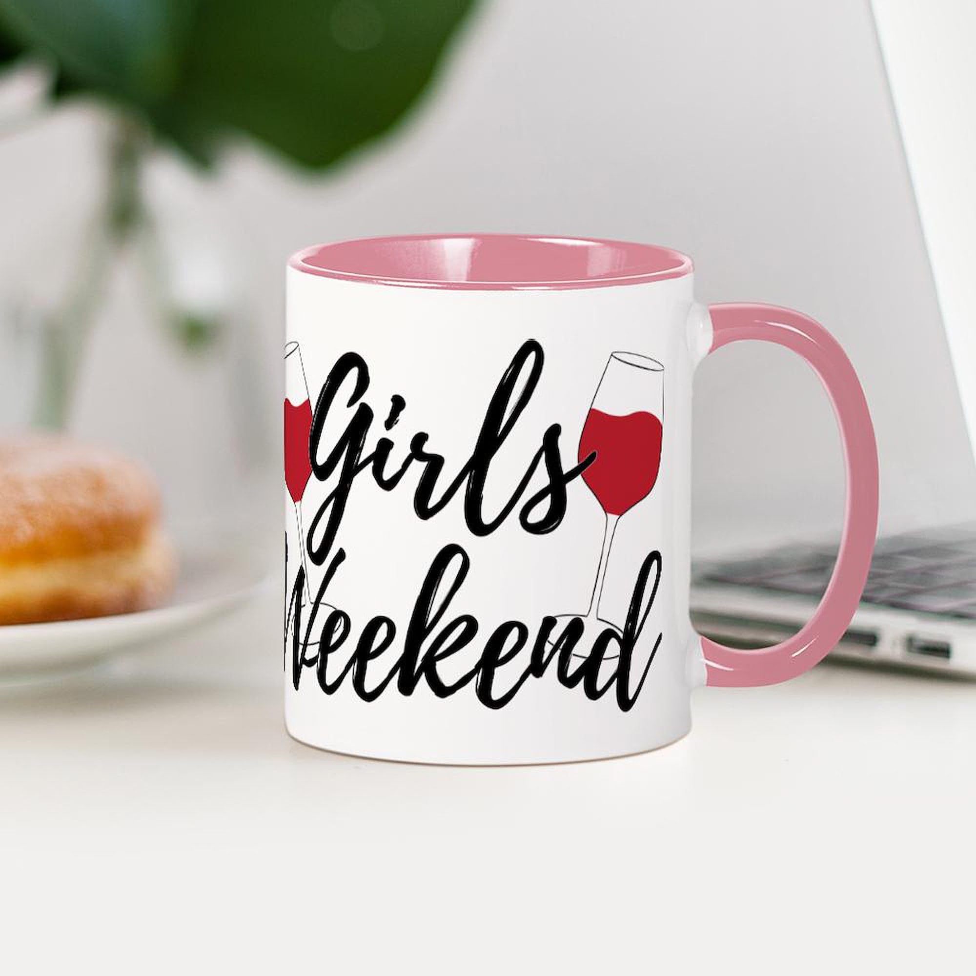 Girls Weekend 11 oz Ceramic Coffee Mug - 325ml Funny Best Friend Gift for Bachelorette Party, Bridal Shower & Girls Night Out - Perfect for Tea, Hot Chocolate & Office Use
