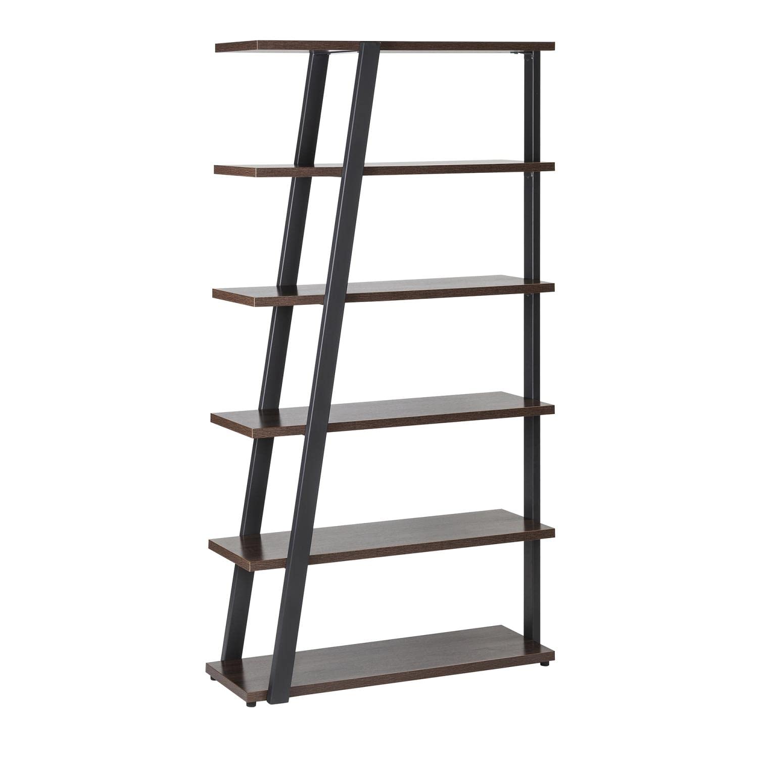 Mirella 5-Tier Wooden Bookshelf - Sturdy Storage Organizer for Books, Toys & Home Decor | Perfect for Living Room, Bedroom, Office & Kids Room