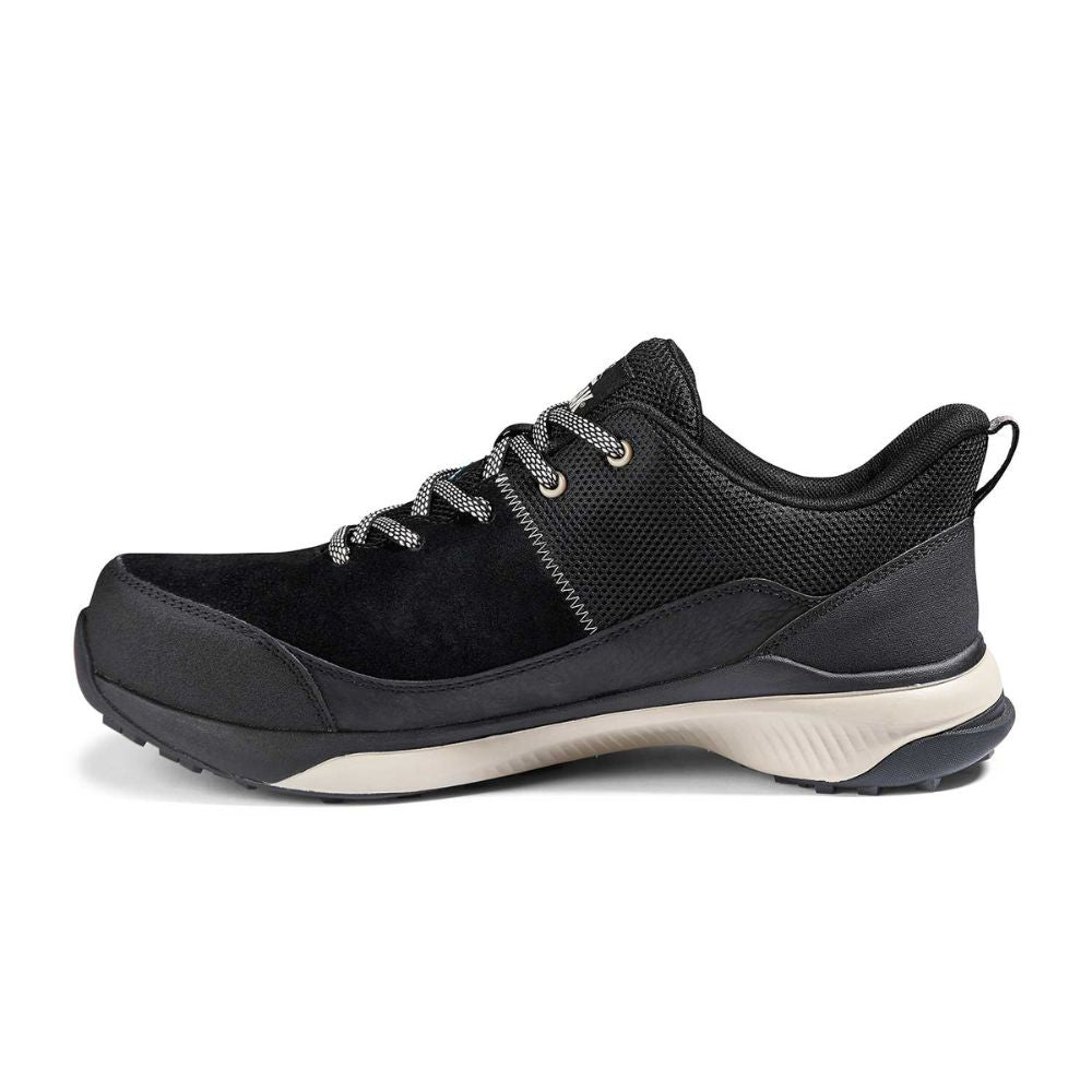 Kodiak Quicktrail Leather Men's Composite Toe Work Safety Athletic Shoes 835DBK - Black | Slip Resistant & Comfortable for Construction, Hiking & Outdoor Work