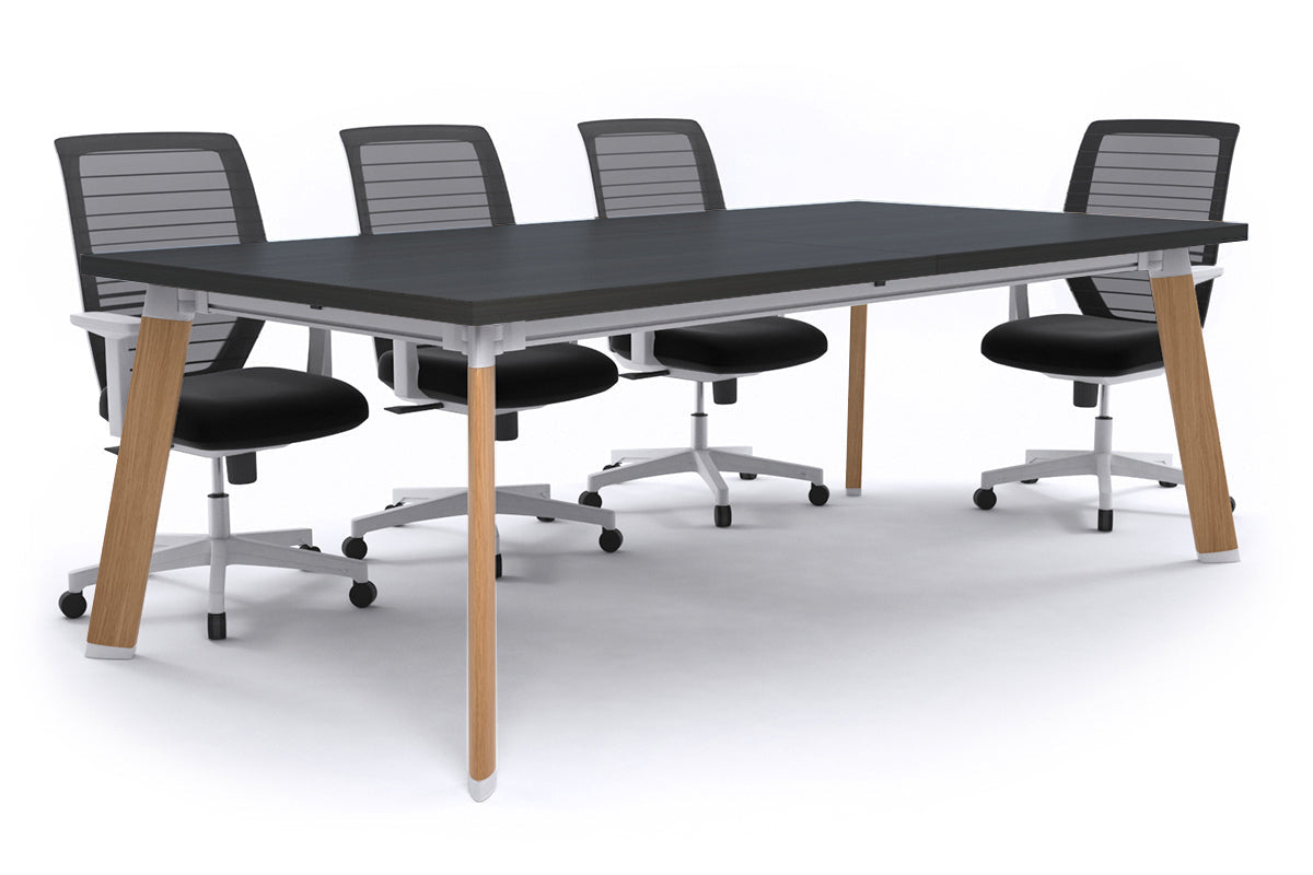 Adjustable Switch Meeting Room Table 2400L x 1200W - Modern Conference Table for Office Meetings & Collaborative Workspaces