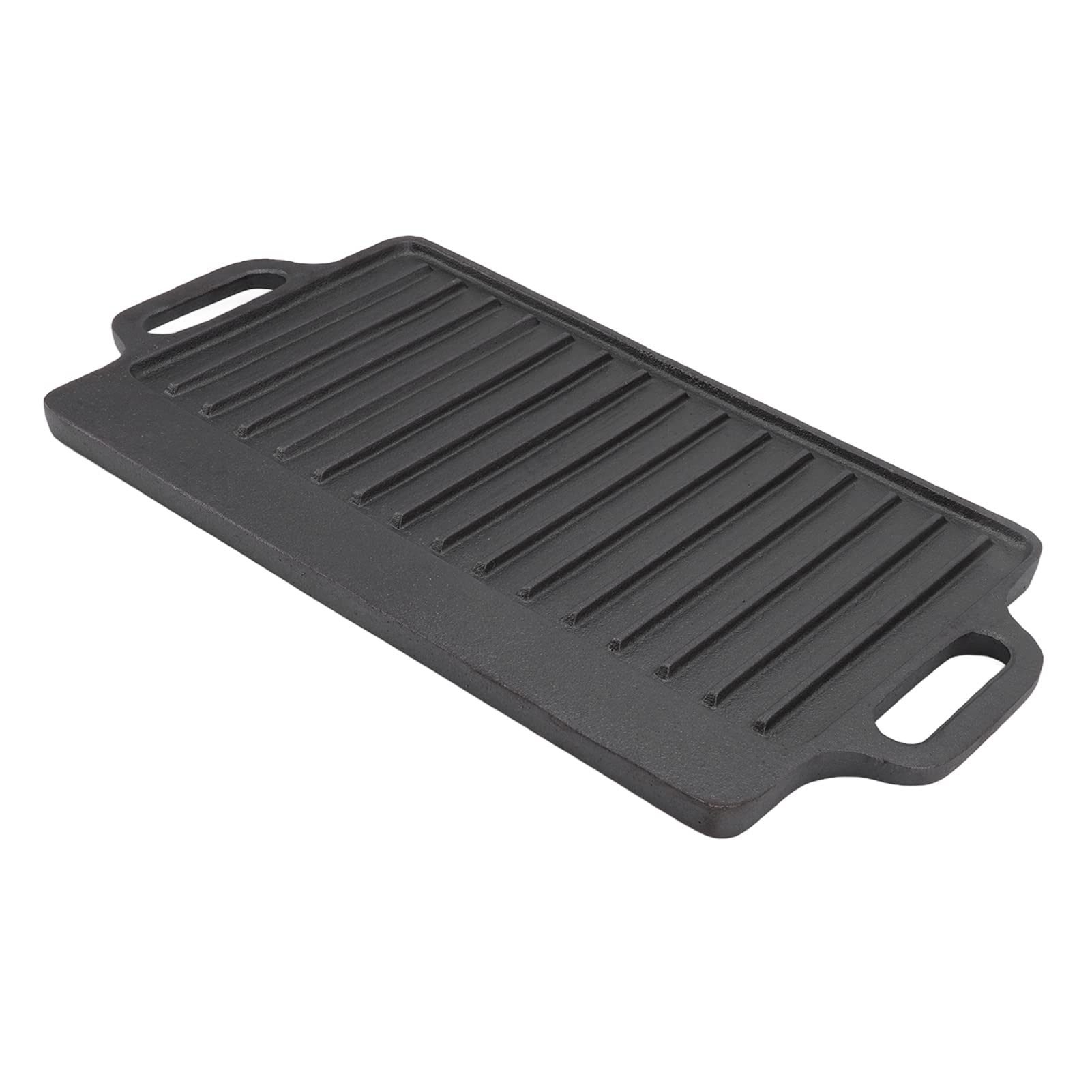 Premium Rectangular Grill Griddle - Double Sided Stovetop Grill with Even Heat Distribution for Indoor/Outdoor BBQ, Camping & Home Cooking | Eco-Friendly Nonstick Surface