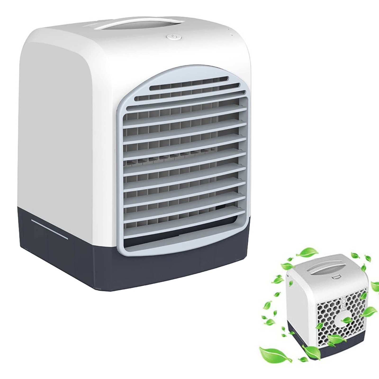 Portable USB Mini Air Conditioner Fan - 3 Speed Settings, Silent Operation, Humidifier & Air Purifier for Home, Office, Bedroom | Compact Cooling Solution for Summer