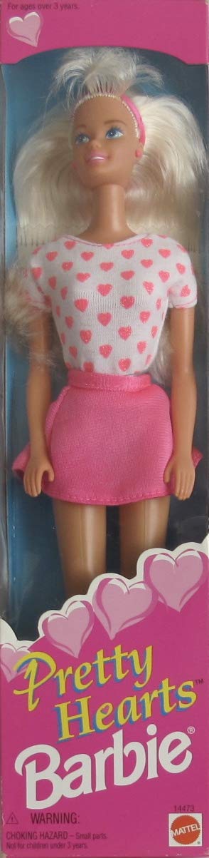 Barbie Pretty Hearts Doll (1995) - Vintage Collectible Barbie Doll with Heart-Themed Dress - Perfect for Collectors, Birthday Gifts & 90s Nostalgia Displays