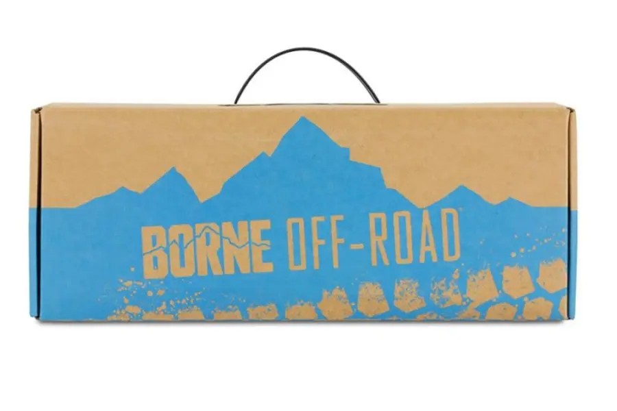 Borne Off Road Tow Strap 3in x 20ft - Heavy Duty Recovery Strap for Trucks, Jeeps & SUVs - Perfect for Off-Roading, Towing & Emergency Vehicle Recovery
