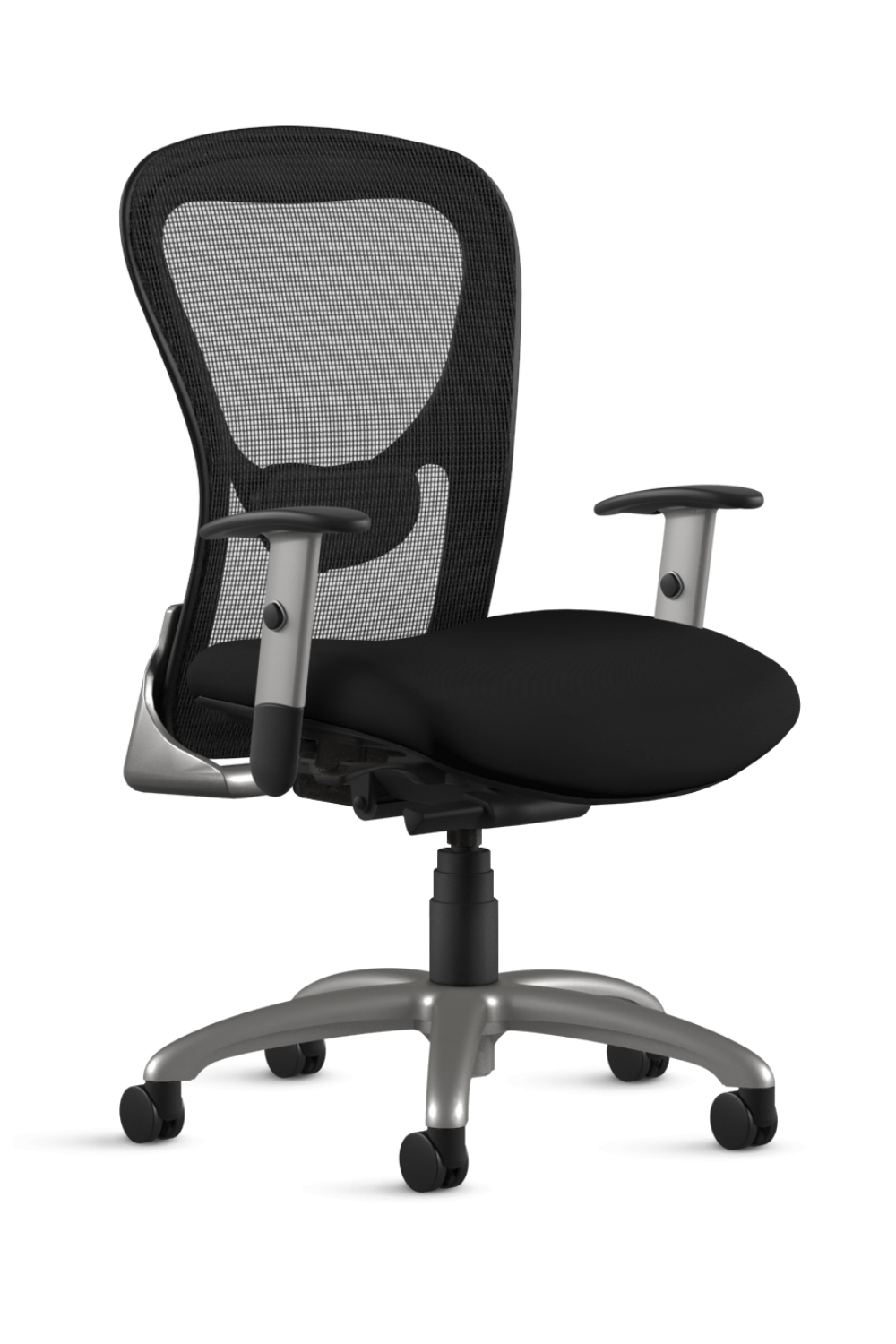9 to 5 STRATA Mid Back Task Chair (1560) - Ergonomic Office Chair for Home & Work, Adjustable Height & Lumbar Support - Perfect for Desk Work, Gaming & Study