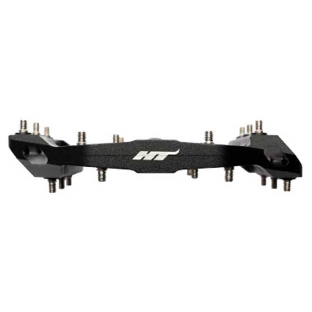 HT Components Ae05 Evo Bike Pedals - Black Cycling Pedals for Mountain & Road Bikes - Lightweight & Durable MTB Pedals for Professional & Casual Riders - Perfect for Trail Riding, Commuting & Training