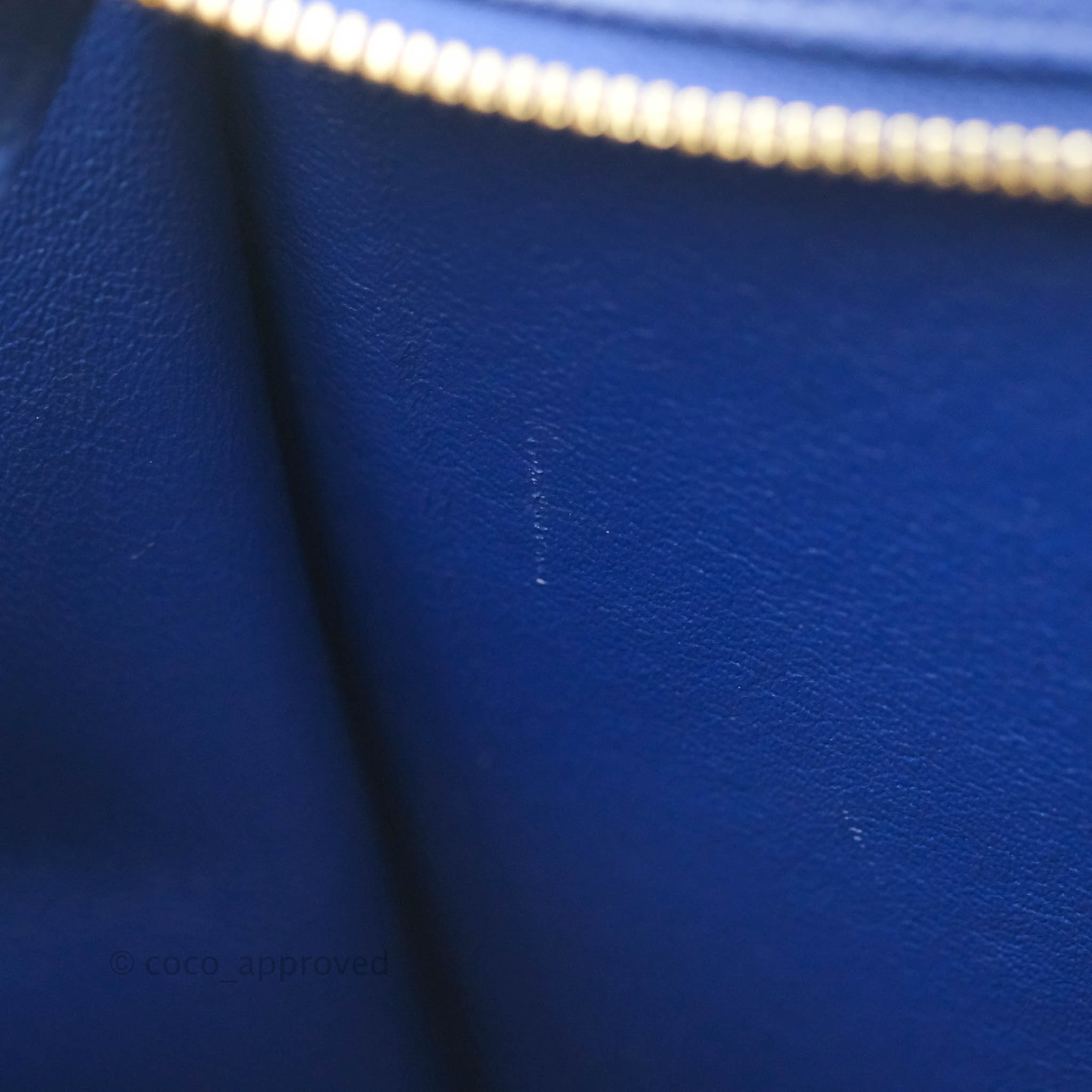 Celine Sleek Small Tri-Color Trapeze Bag in Blue Calfskin Leather - Perfect for Work, Travel & Everyday Use