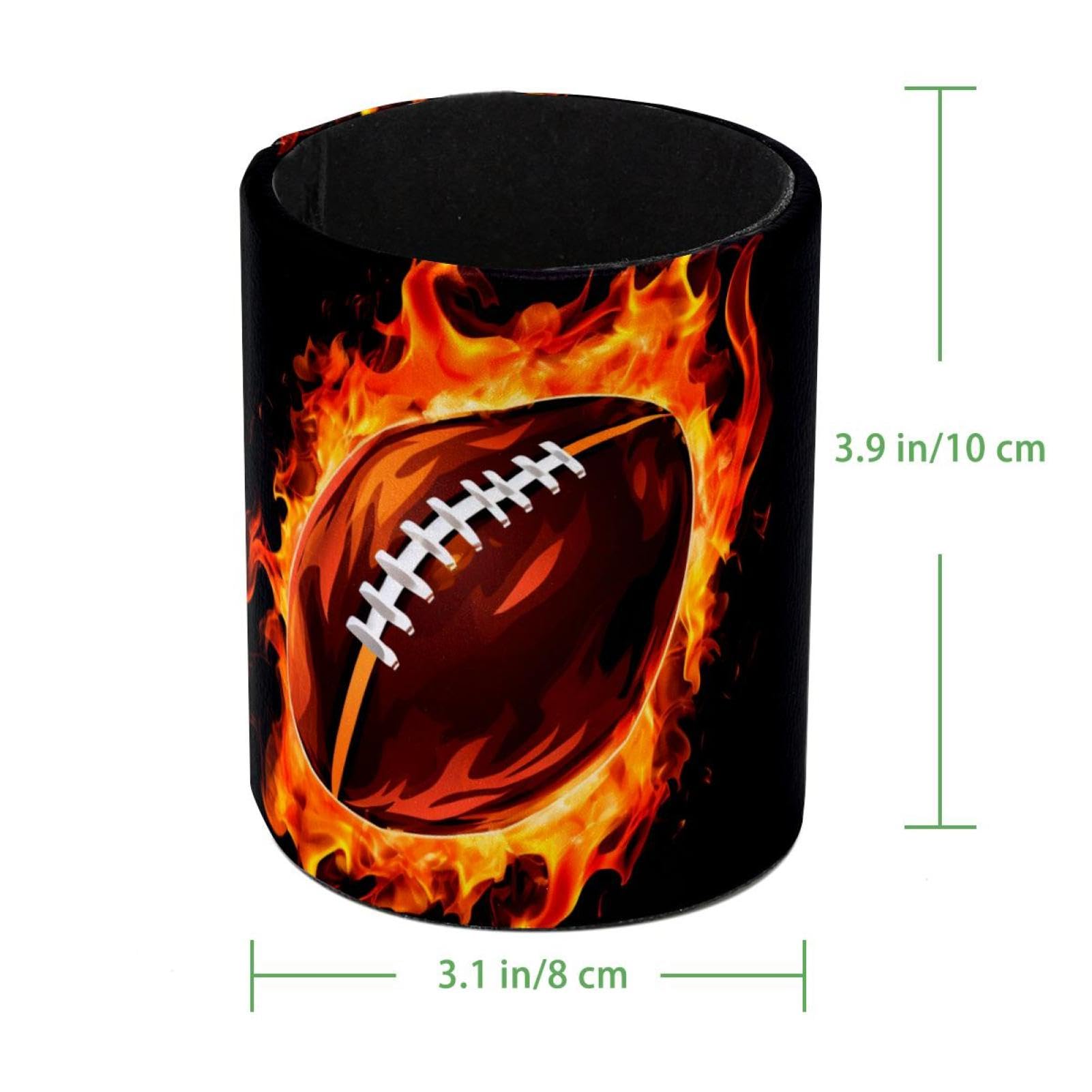 Stylish American Football Pen Holder for Desk - Pencil Organizer, Office Supplies for Home & Office Decor | Perfect for Football Fans & Workspace Organization