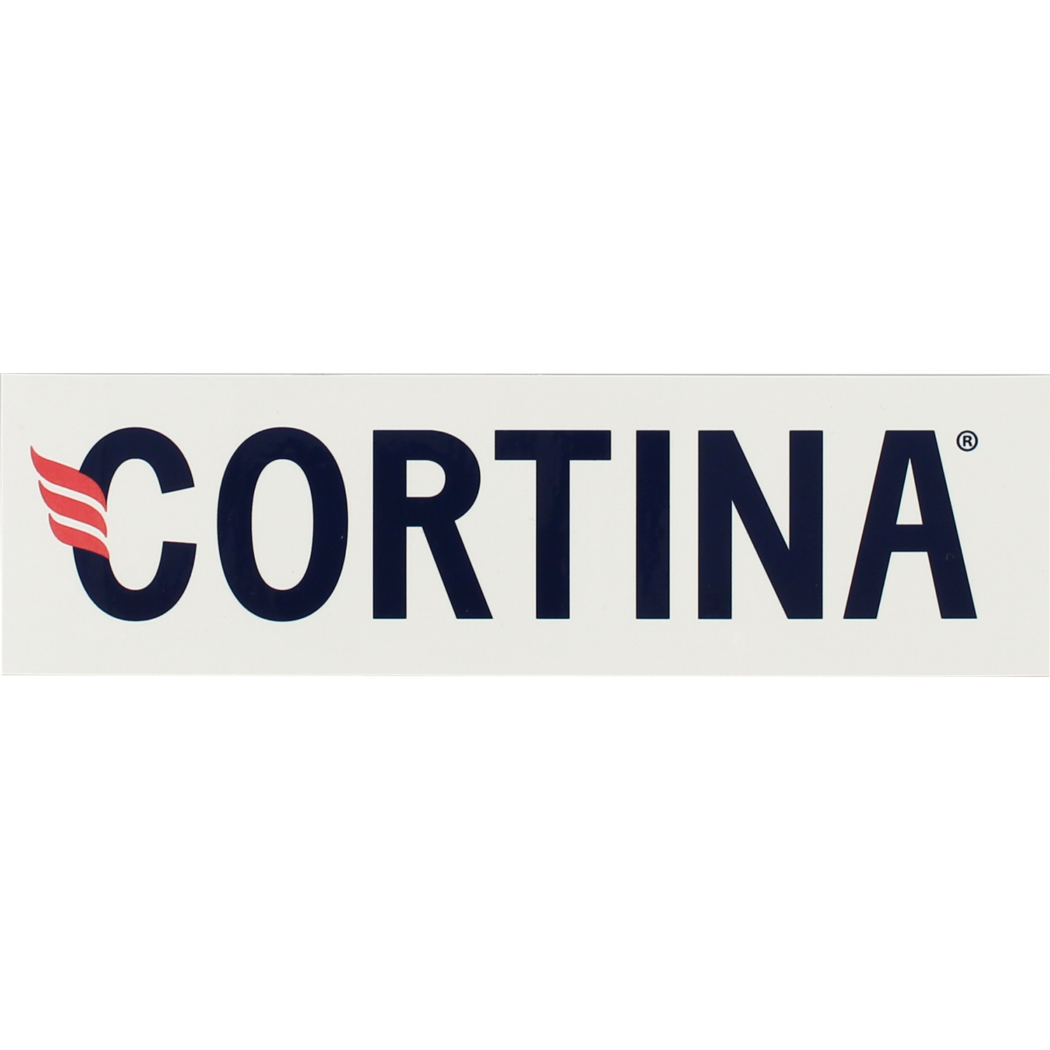 Cortina Classic Logo Sticker Single - Premium Vinyl Decal for Laptops, Cars, Water Bottles & DIY Crafts