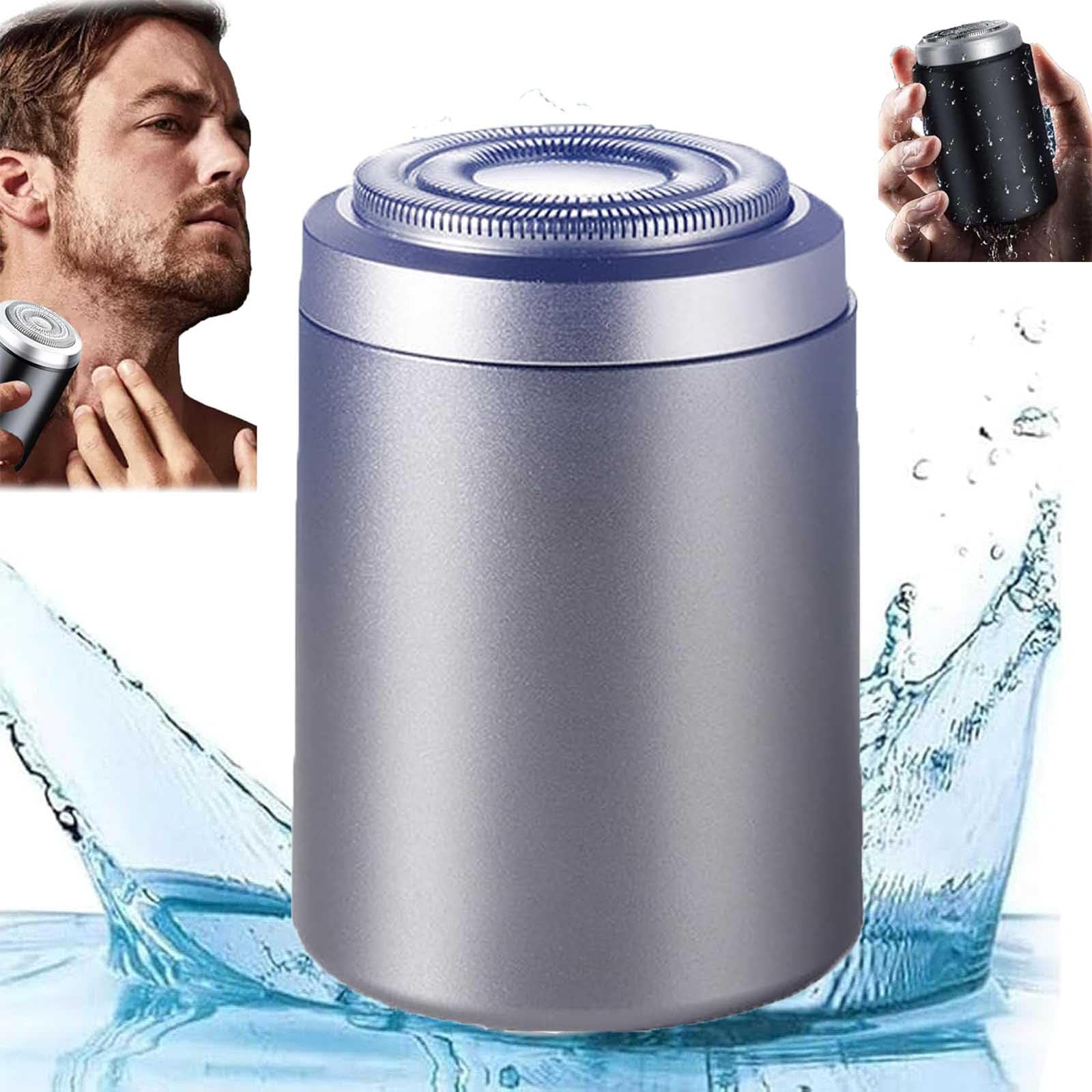 Mini Electric Shaver for Men & Women - USB Rechargeable Waterproof Travel Shaver with Beard Trimmer - Portable Pocket Shaver for Home, Car, Office & Travel Use (Purple)