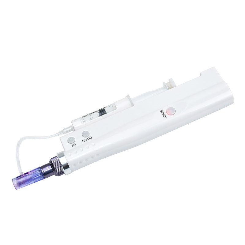 Rechargeable Handheld Portable Electric Micro Needle Derma Roller for Skin Care - At-Home Facial Treatment & Anti-Aging Solution