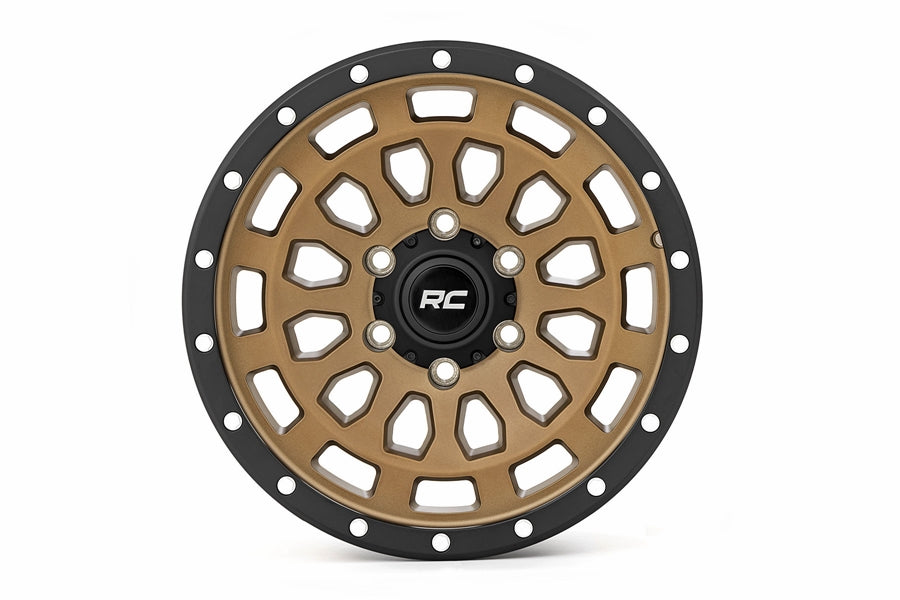 Ford Bronco Rough Country 87 Series Wheel 17x8.5 6x5.5 - Off-Road Alloy Rims for Ford Trucks & SUVs - Perfect for Trail Riding & Outdoor Adventures