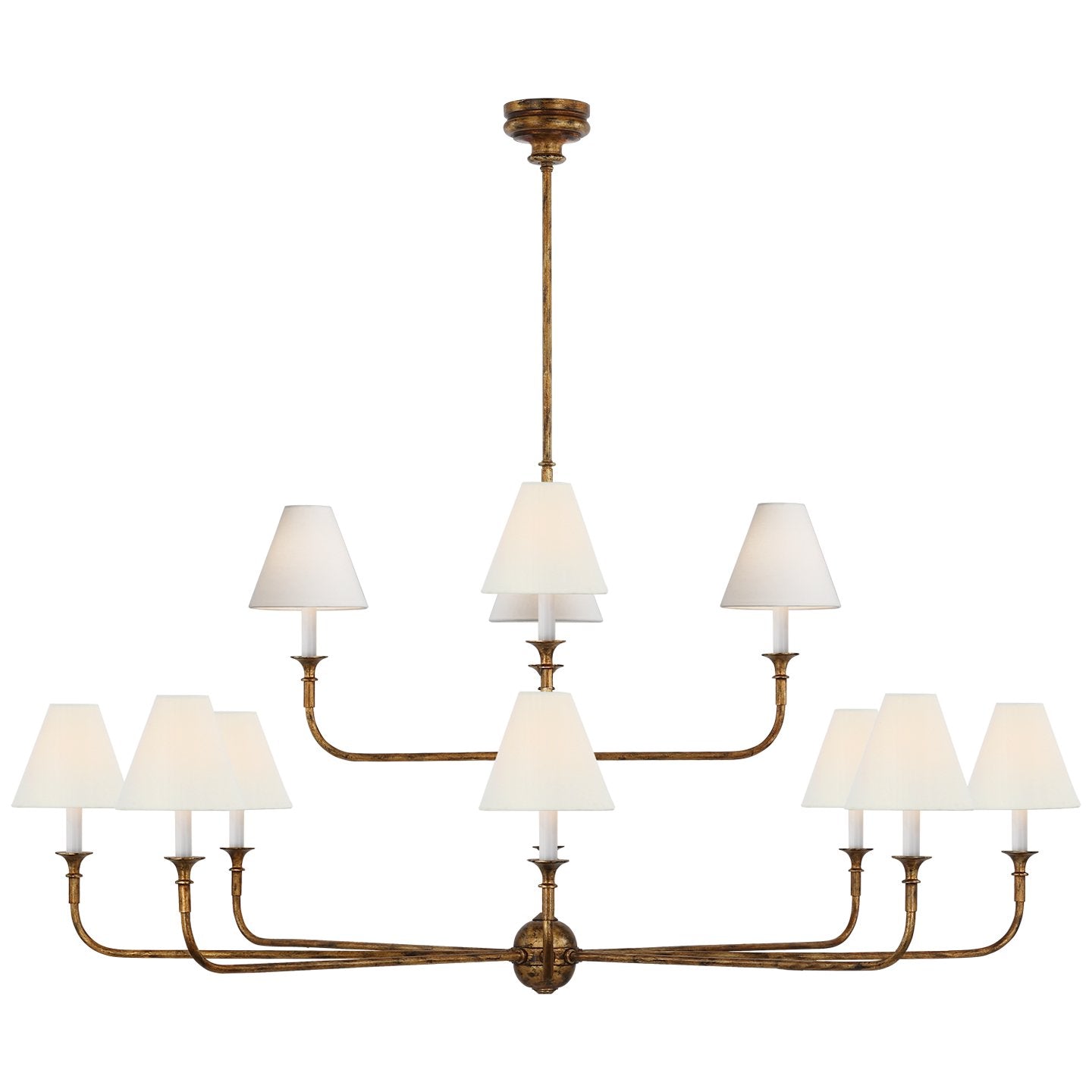 Luella Chandelier - Elegant Crystal Ceiling Light Fixture for Dining Room, Living Room & Bedroom | Modern Home Decor Lighting Solution