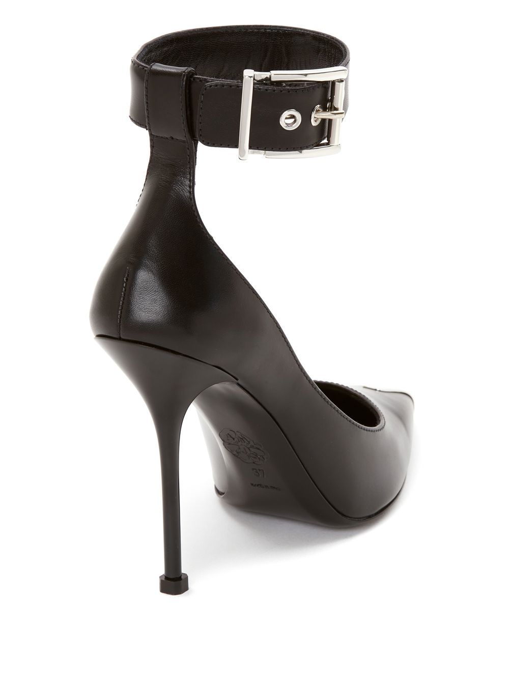 Alexander McQueen Black Heels for Women - Elegant High Heel Pumps for Parties, Weddings & Evening Events