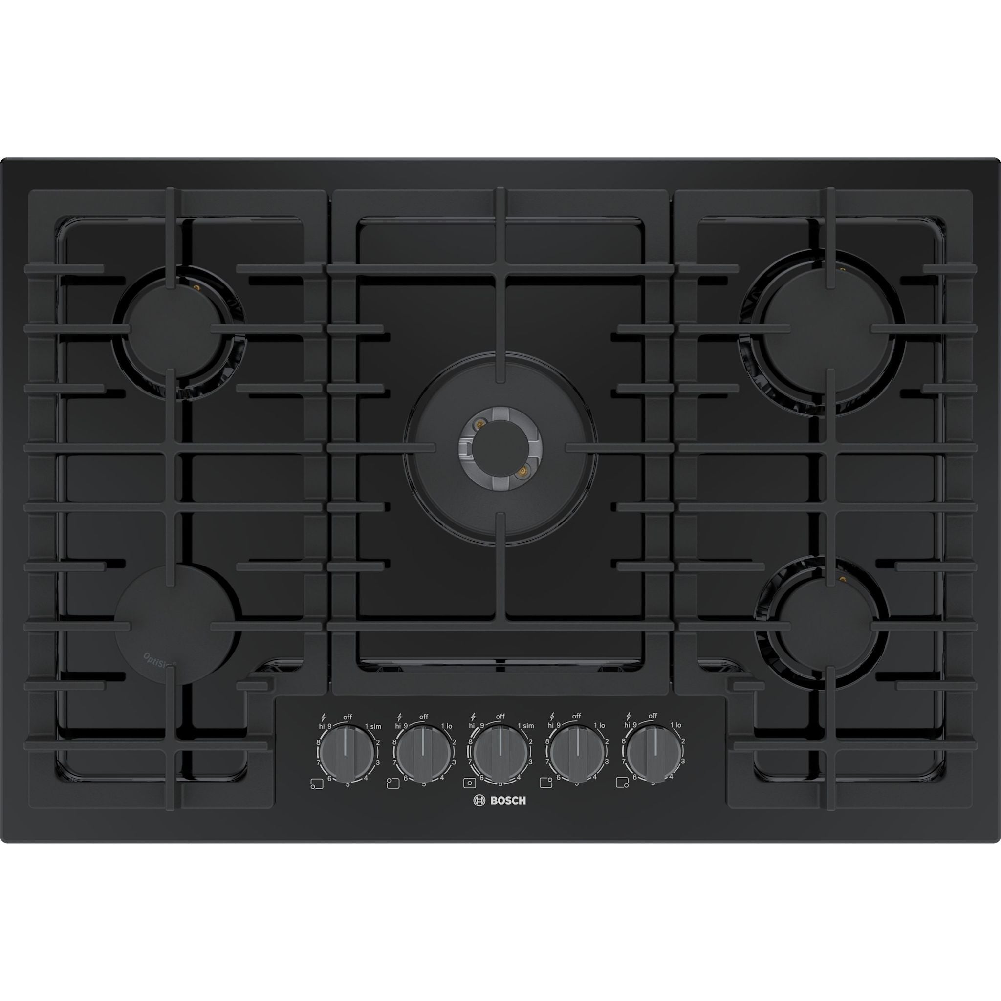 Bosch 30-Inch Gas Cooktop - NGM8049UC Stainless Steel Professional Range for Home Kitchen | Perfect for Cooking, Baking & Entertaining