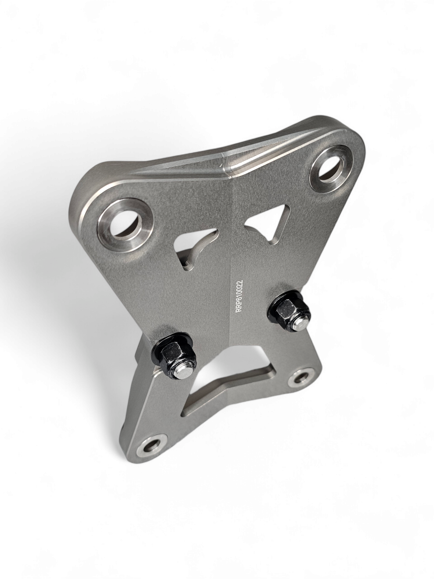 2022-2025 Polaris RZR Turbo R/Pro R Heavy-Duty Radius Rod Plate with Tow Hook - Gunmetal Finish (RRP610022) - Off-Road Protection & Recovery Accessory for UTV Adventures